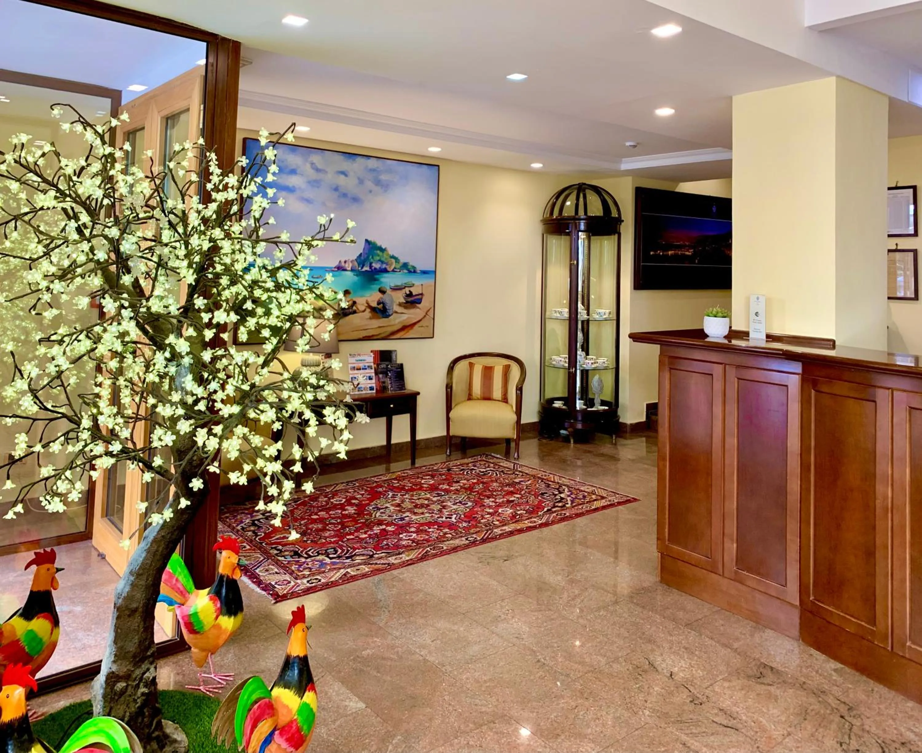 Lobby or reception in Hotel Isabella