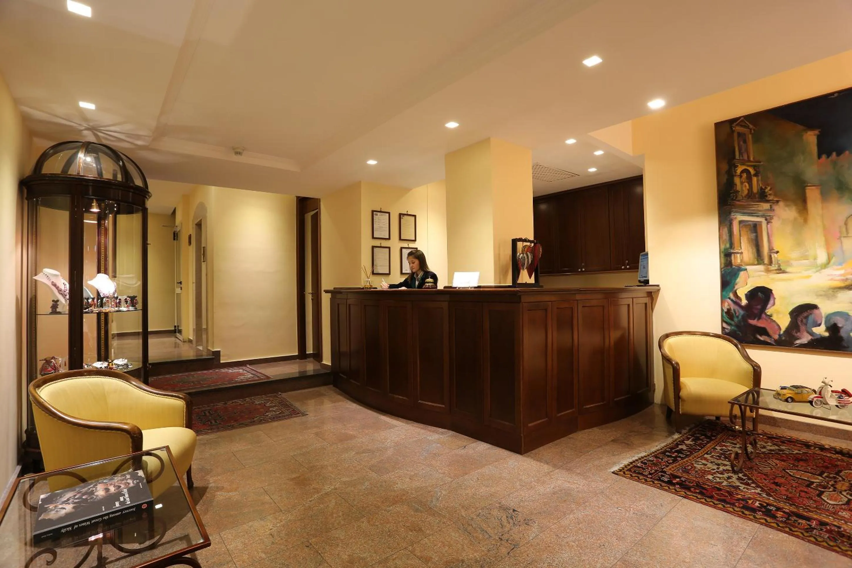 Lobby or reception in Hotel Isabella
