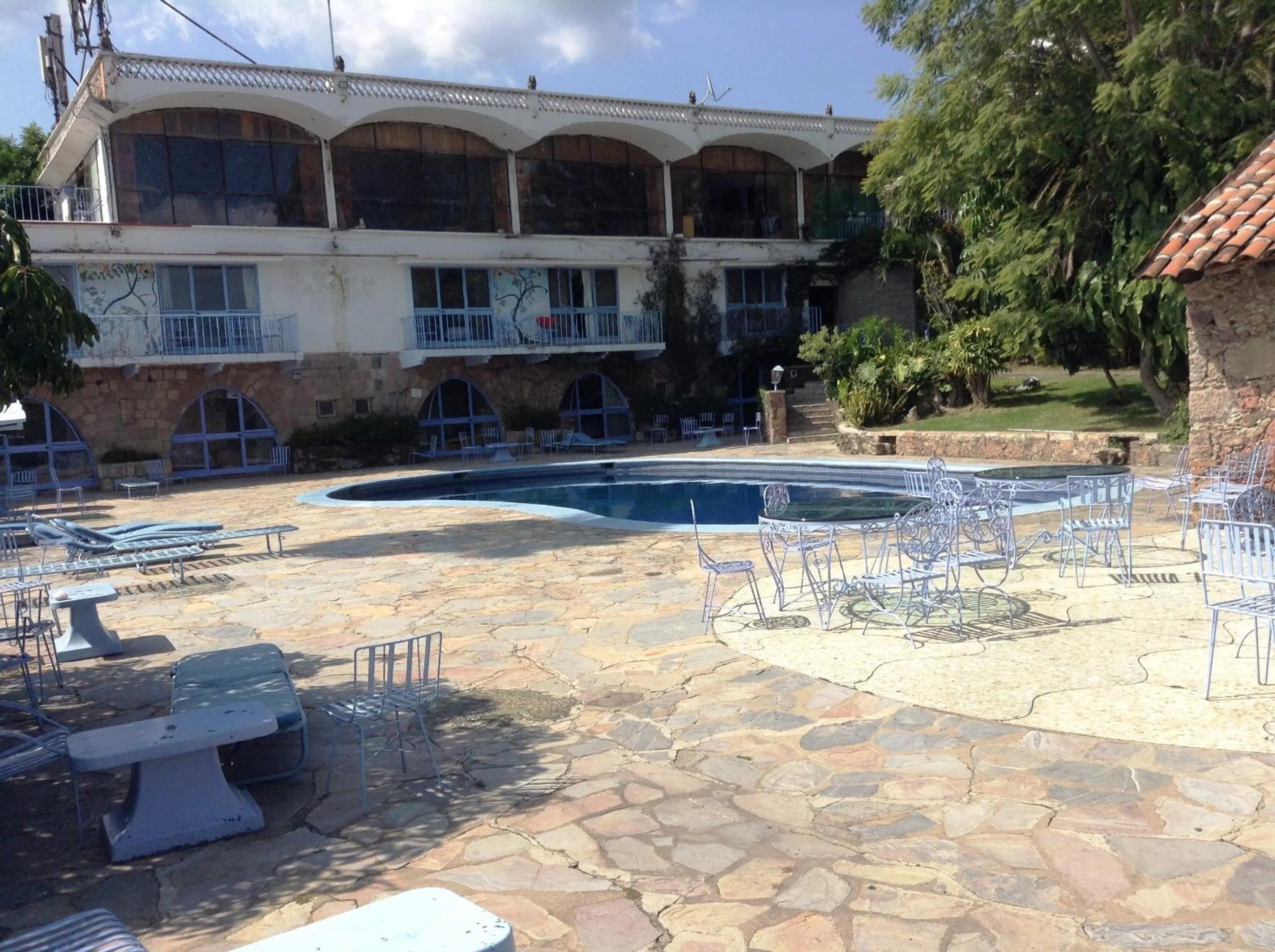 Patio, Property Building in Hotel De La Borda