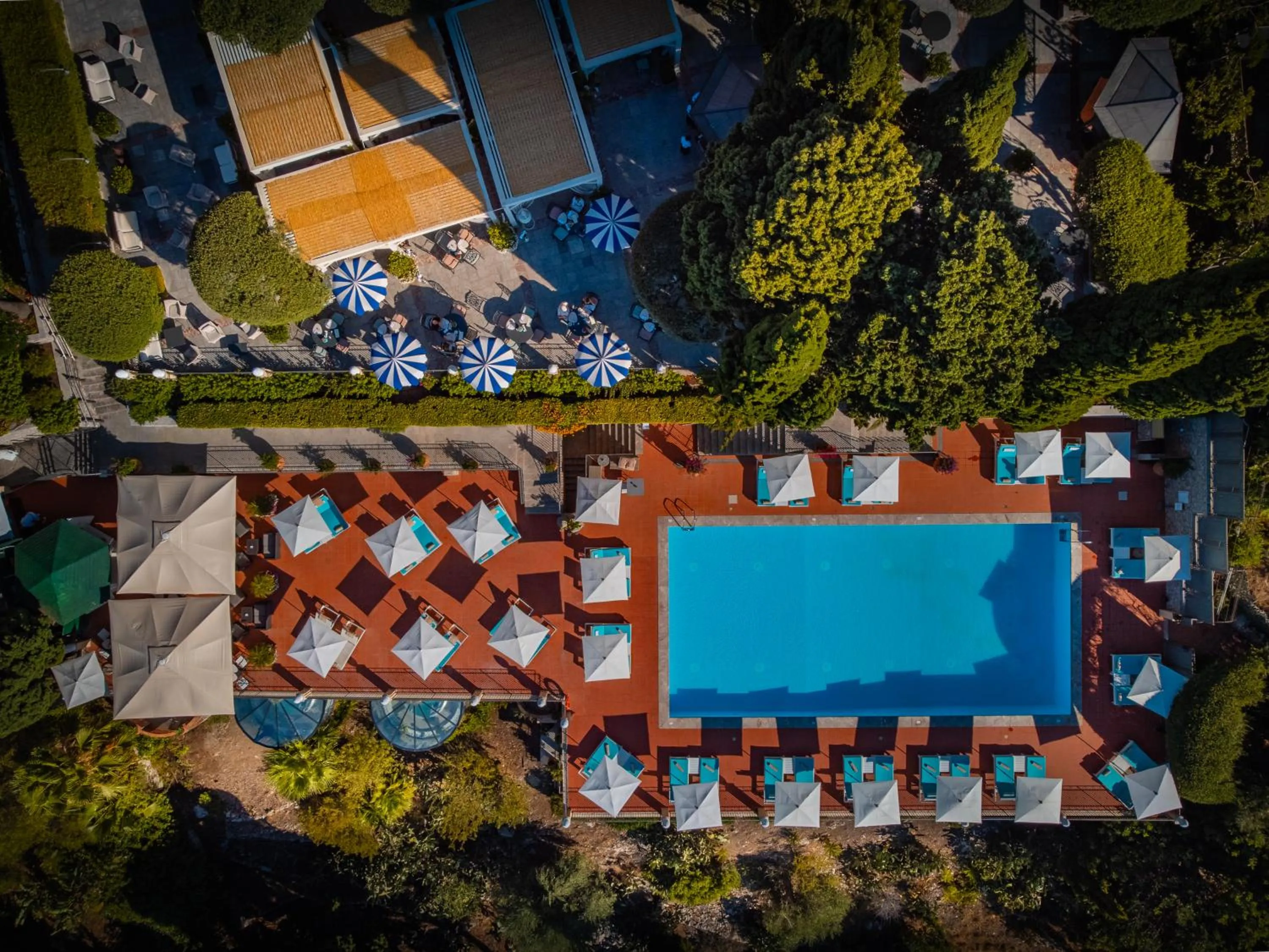 Swimming pool in Grand Hotel San Pietro Taormina