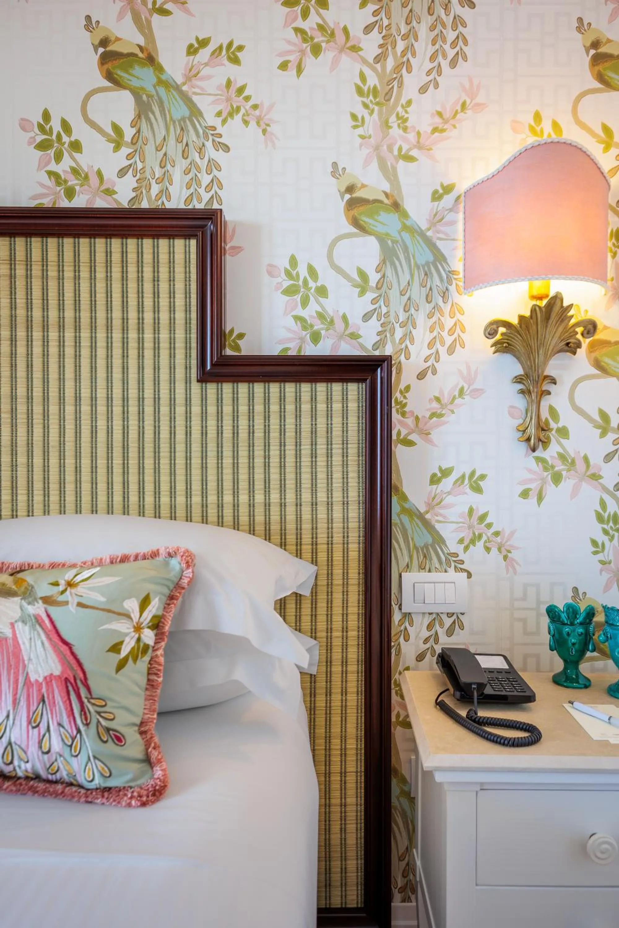 Bed in Grand Hotel San Pietro Taormina