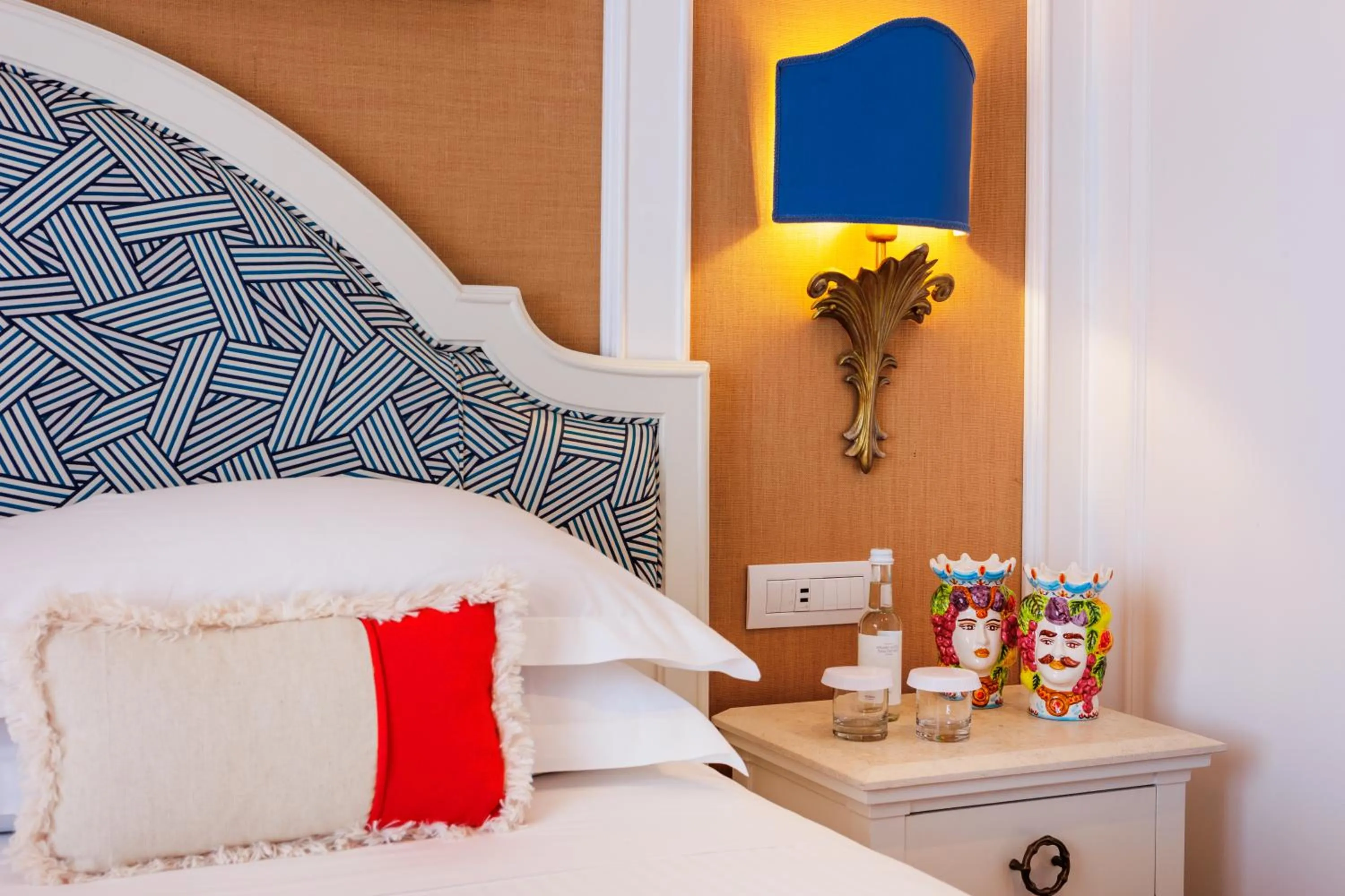 Bedroom, Bed in Grand Hotel San Pietro Taormina