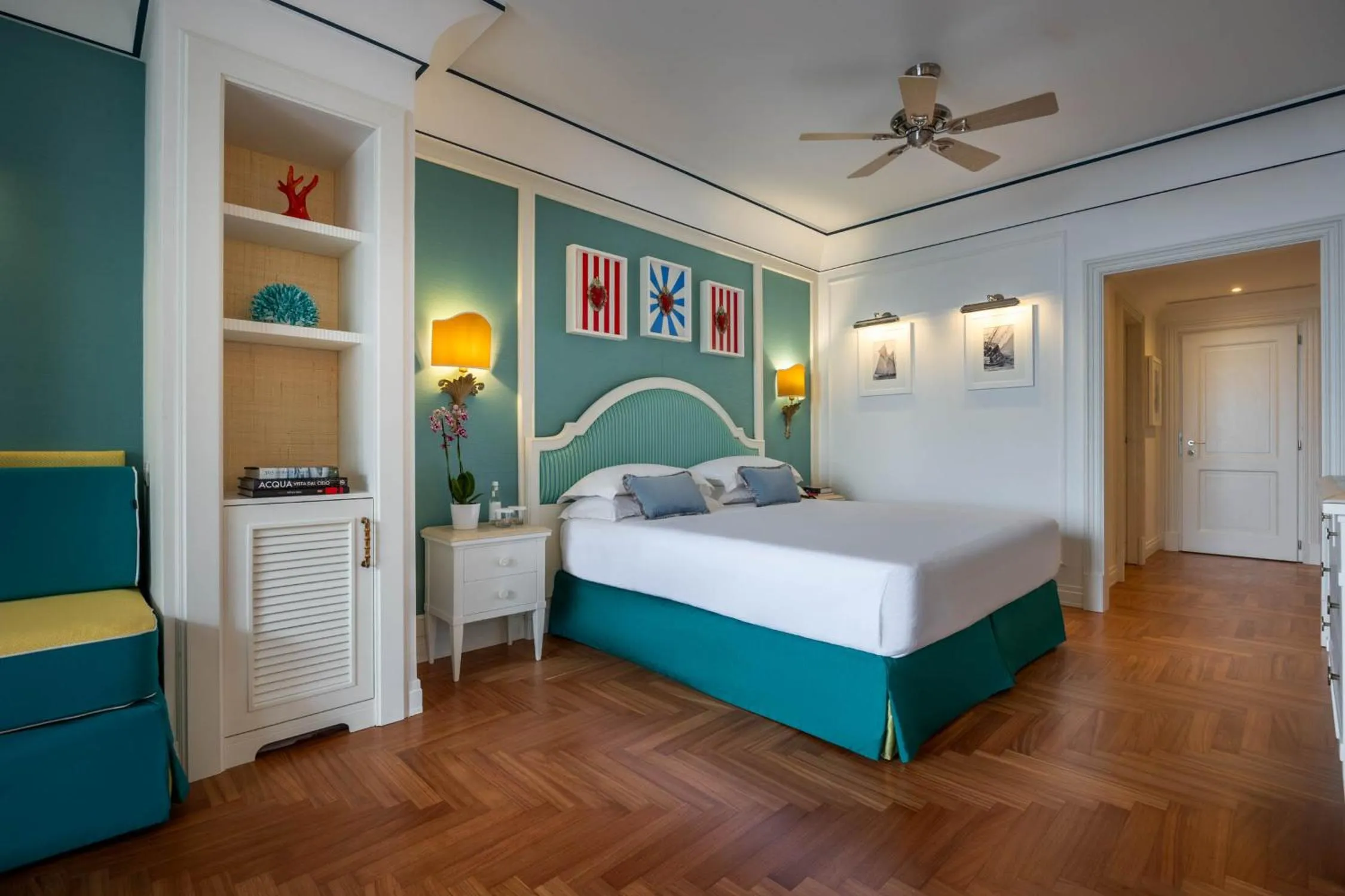 Bed in Grand Hotel San Pietro Taormina