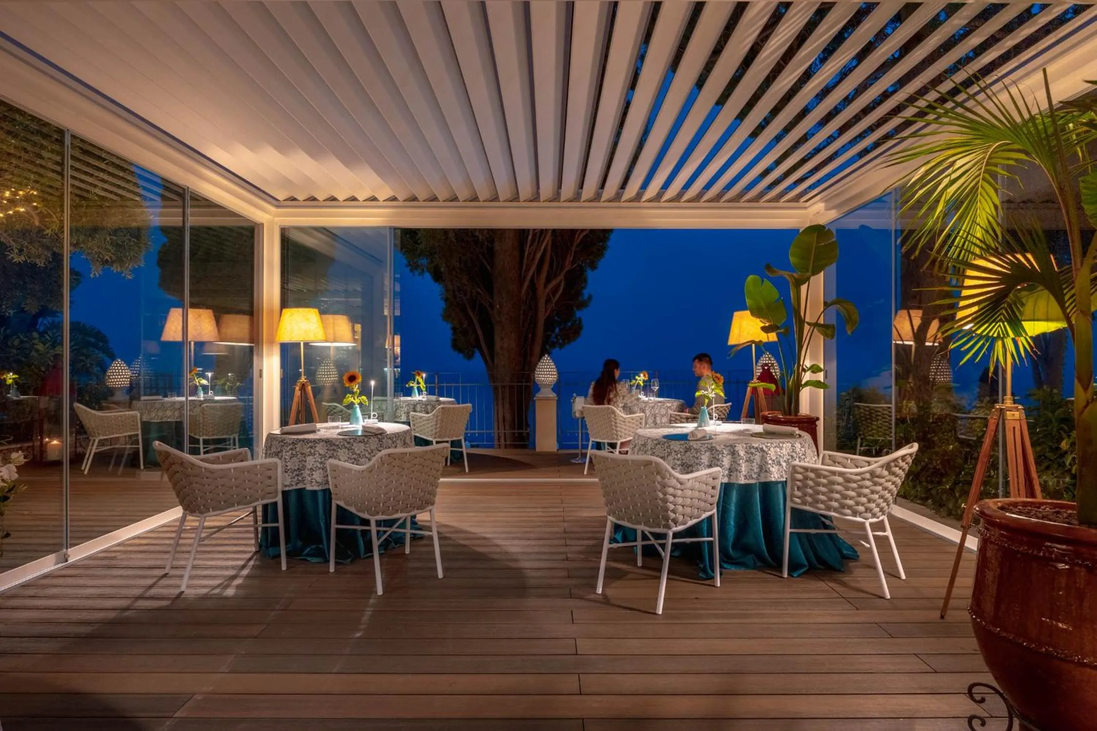 Restaurant/places to eat in Grand Hotel San Pietro Taormina