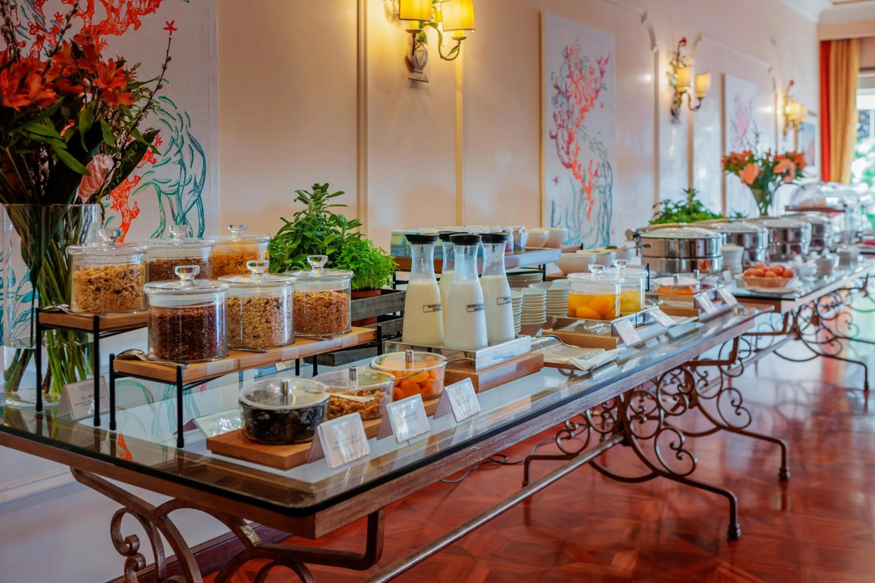 Breakfast in Grand Hotel San Pietro Taormina