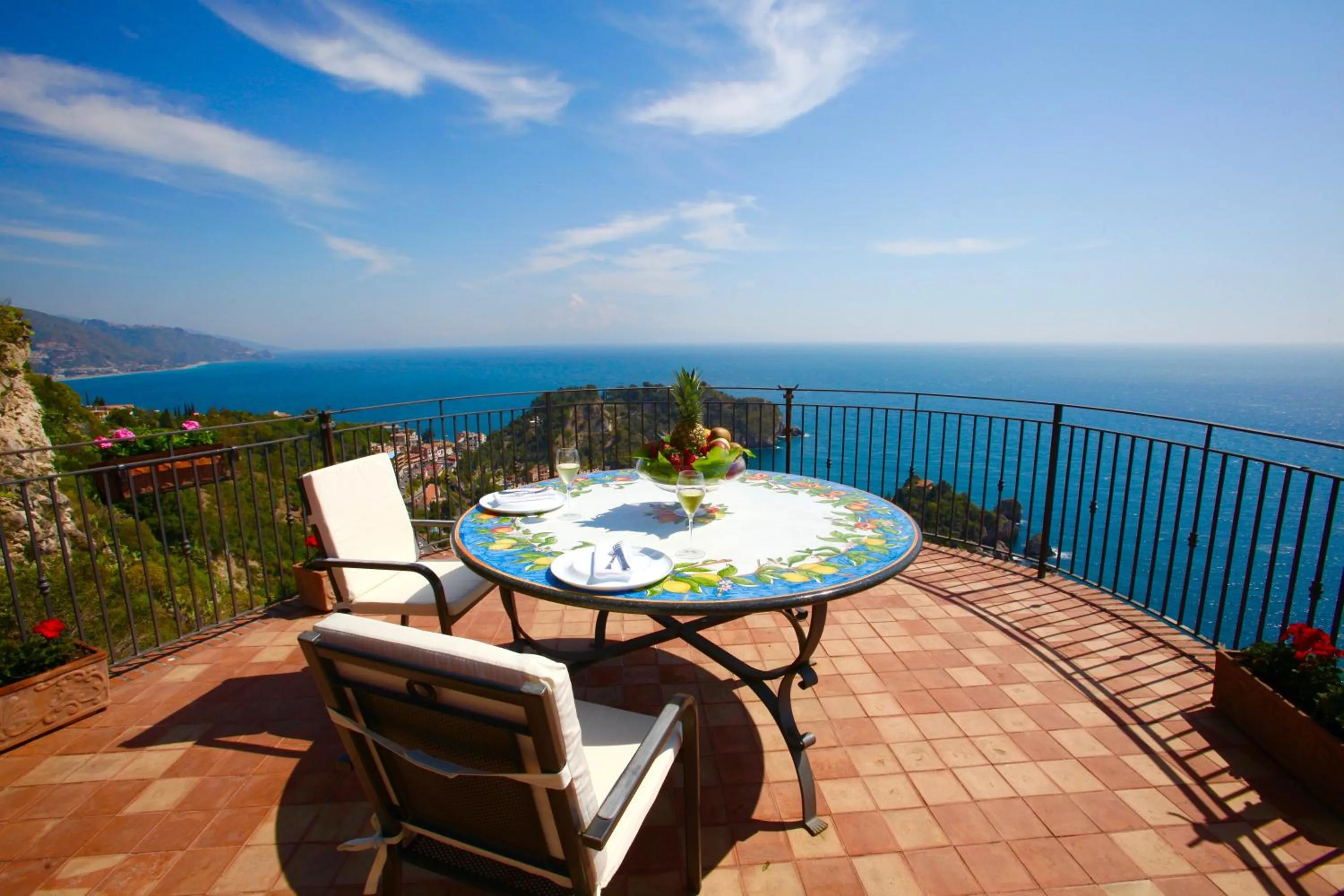 Balcony/Terrace in Grand Hotel San Pietro Taormina
