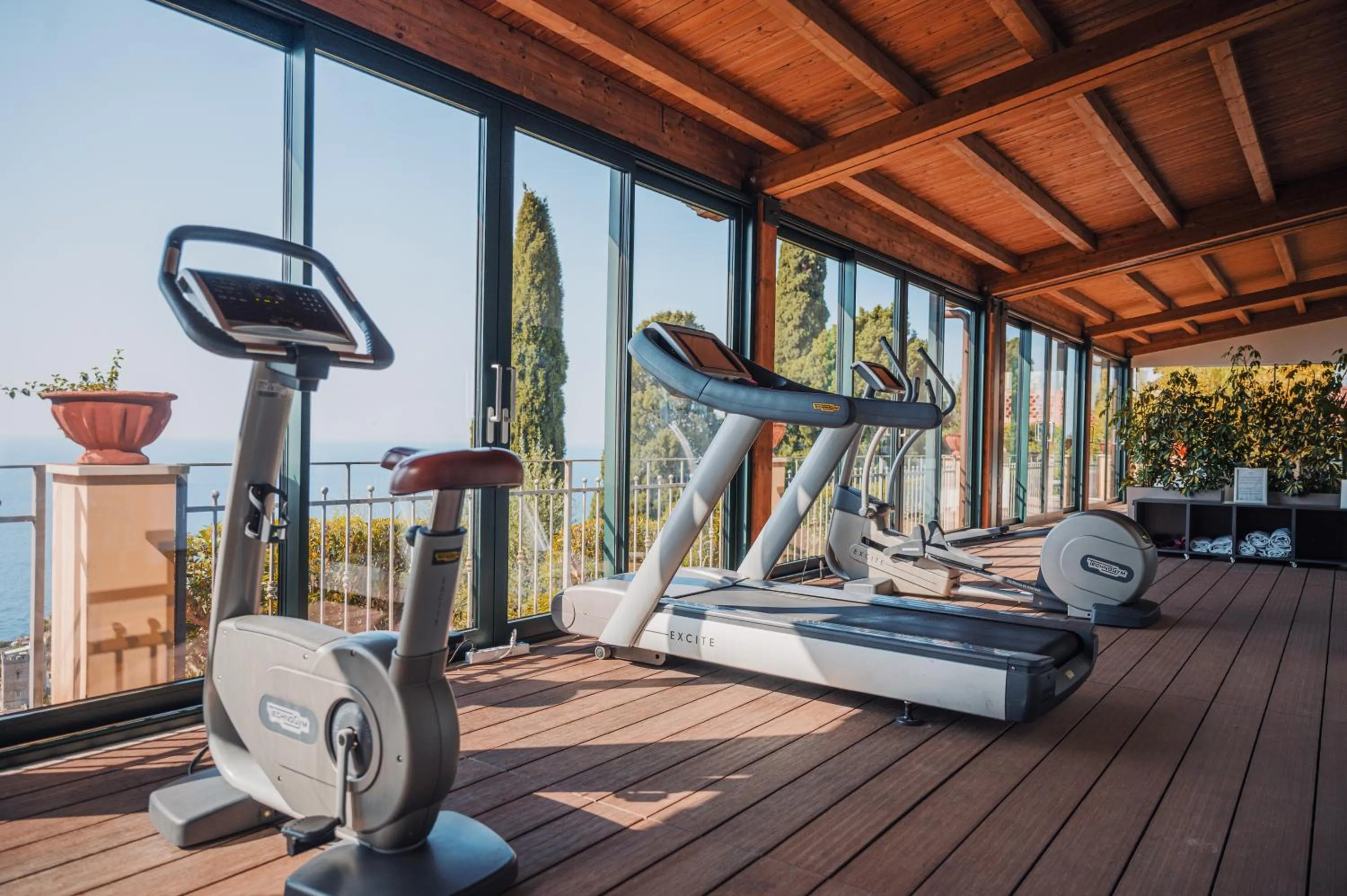 Fitness centre/facilities in Grand Hotel San Pietro Taormina
