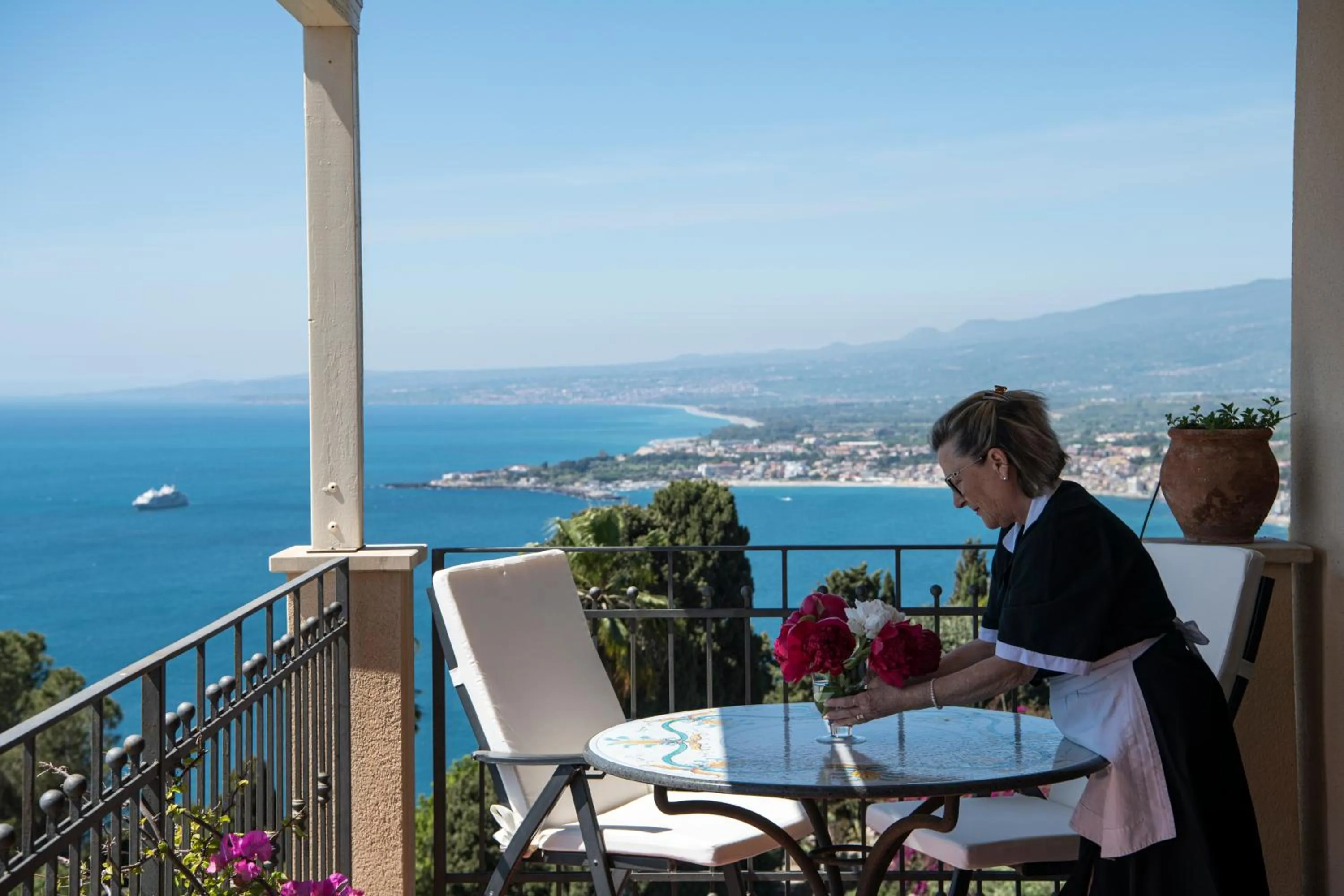 Balcony/Terrace in Grand Hotel San Pietro Taormina