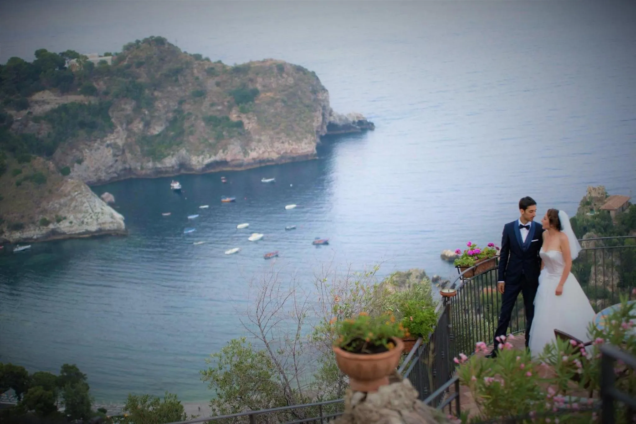Sea view in Grand Hotel San Pietro Taormina