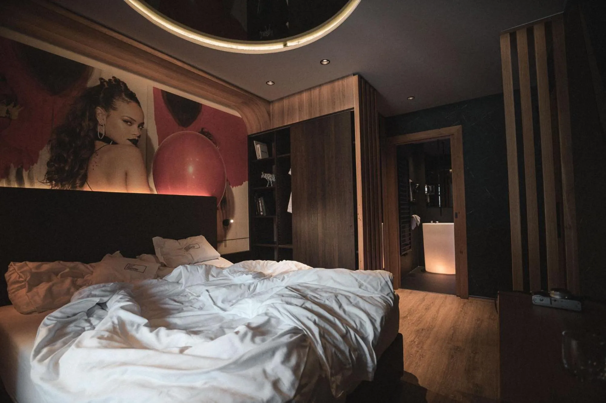 Bed in Hotel Christof