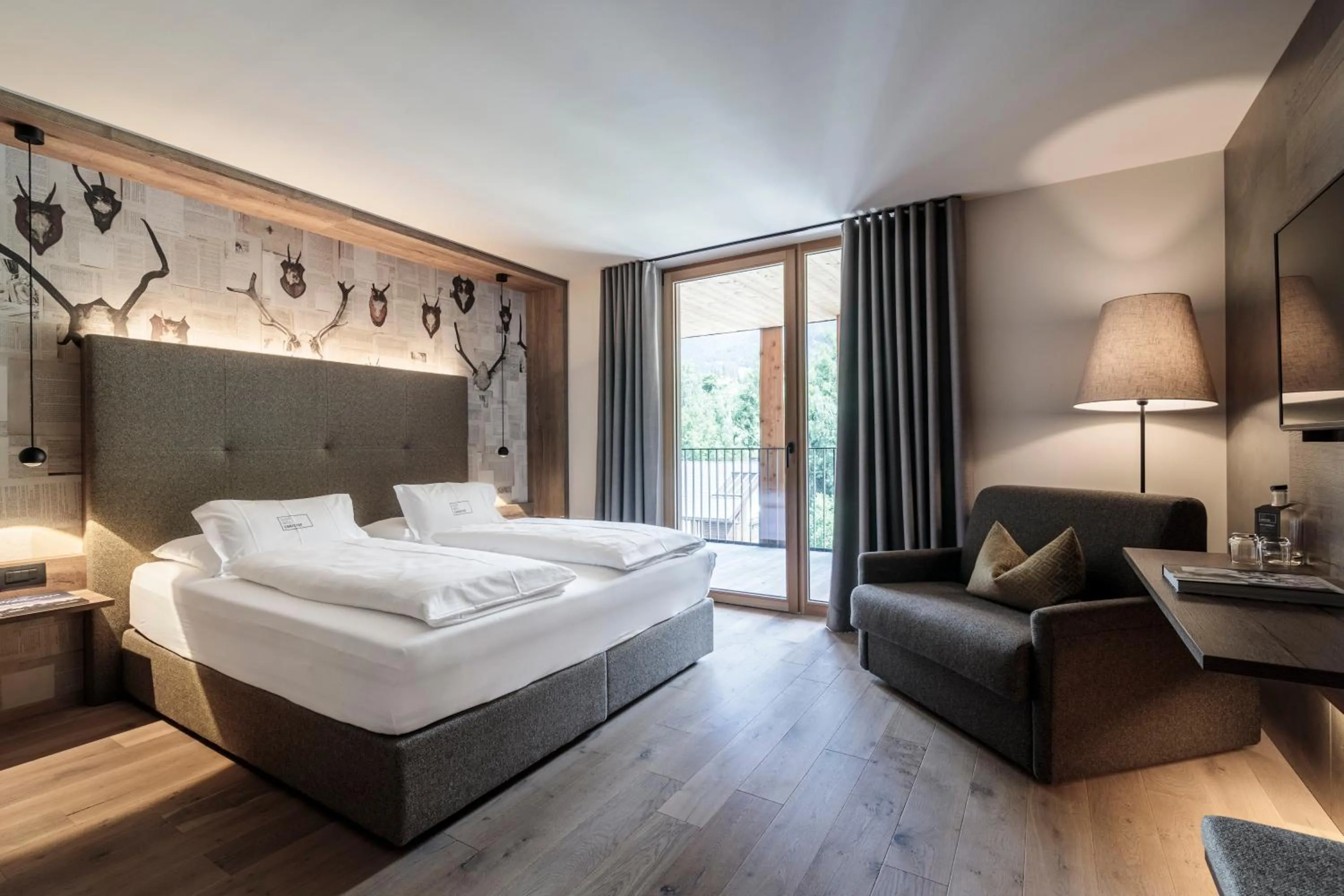 Bed in Hotel Christof