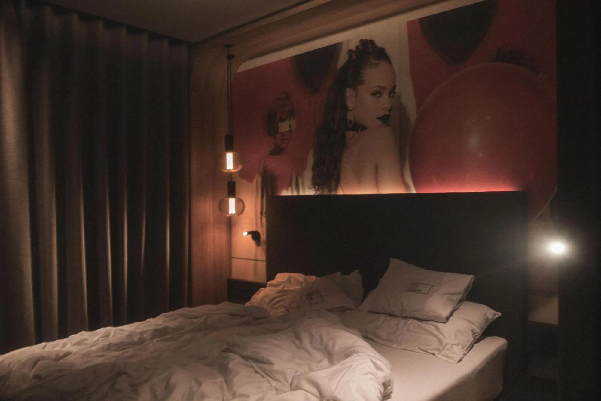 Bed in Hotel Christof