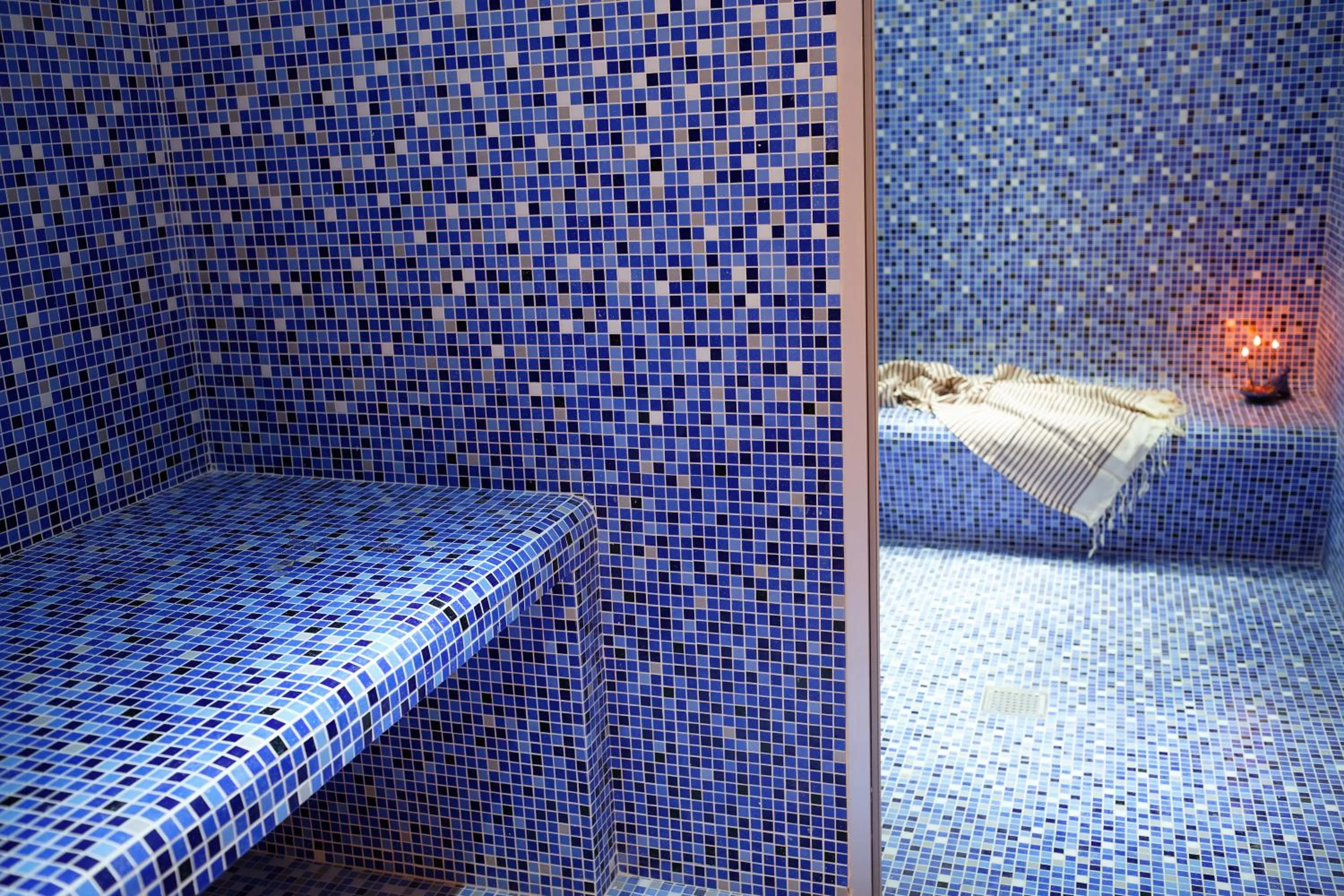 Steam room, Bed in Majestic Apartments Champs Elysées