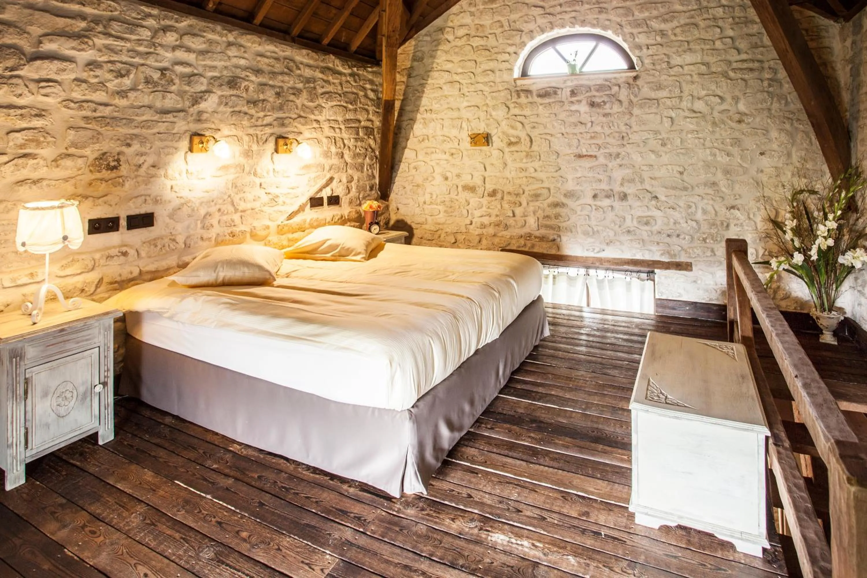 Bed in Thermae Boetfort Hotel