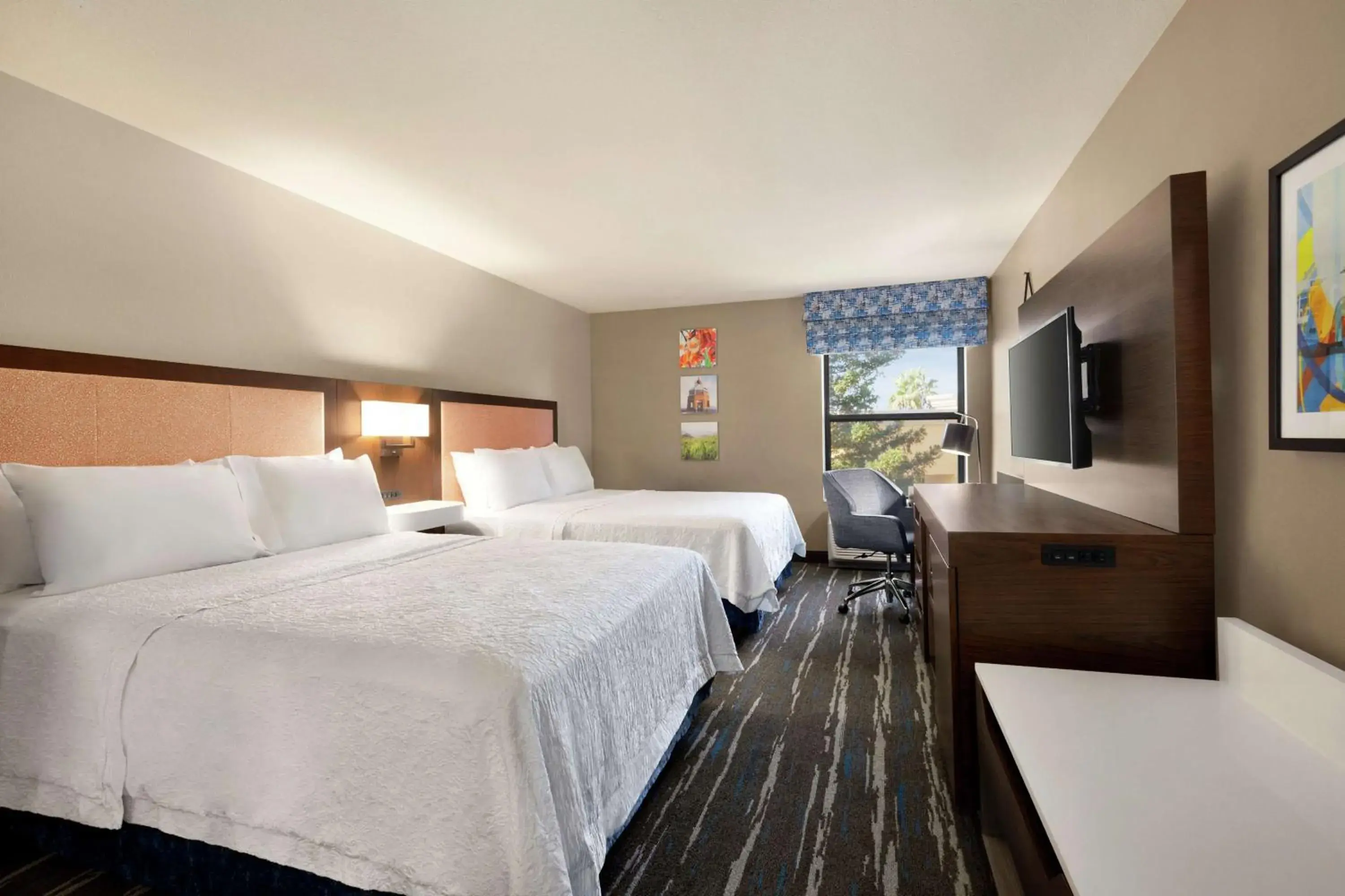 Room with Two Queen Beds - Non-Smoking in Hampton Inn Tracy Room with Two Queen Beds - Non-Smoking in Hampton Inn Tracy