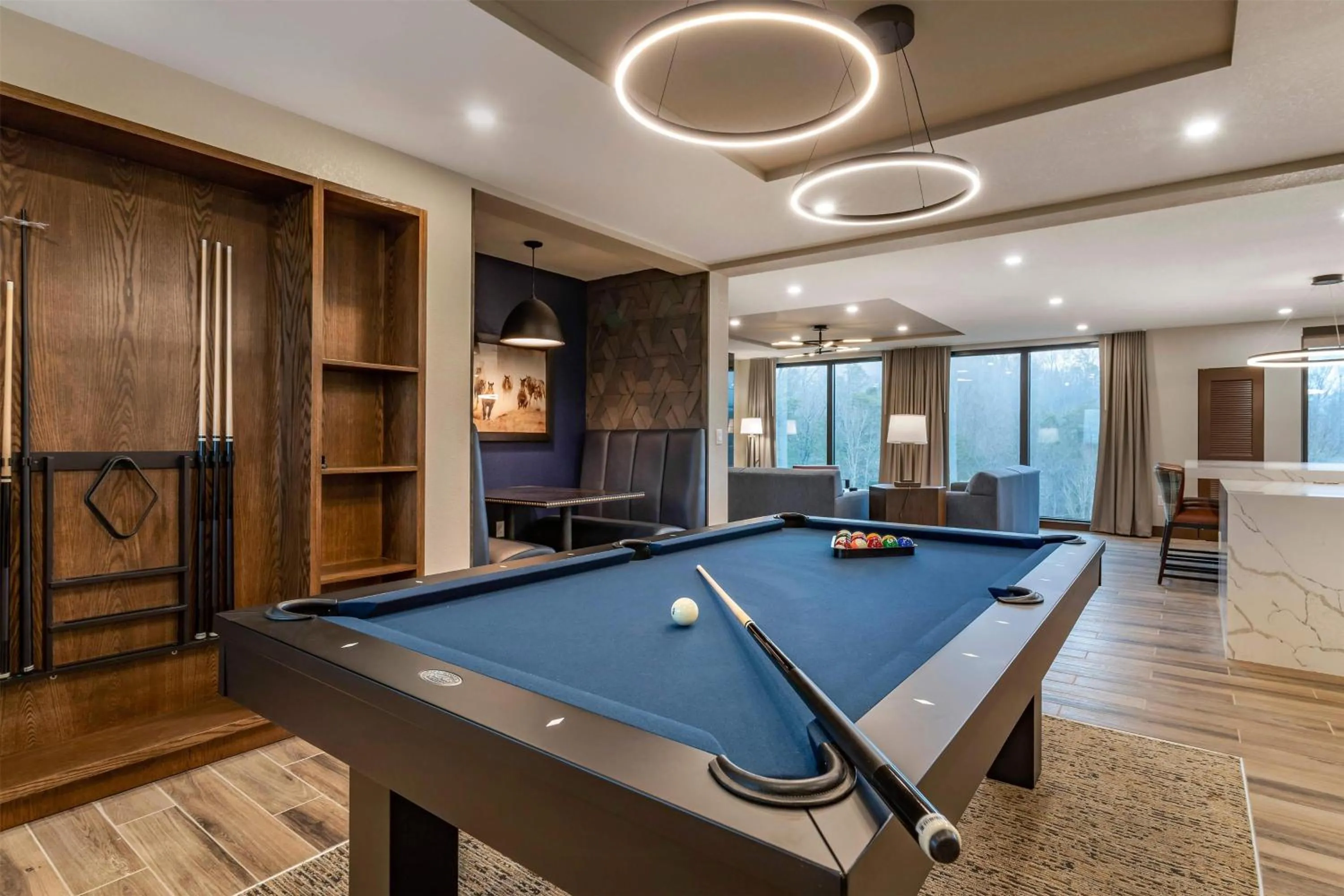 Living room in Hilton Vacation Club MountainLoft Gatlinburg