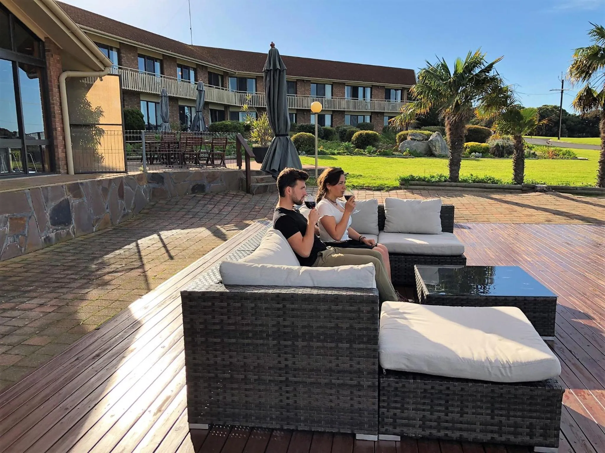 Patio in Kangaroo Island Seaside Inn