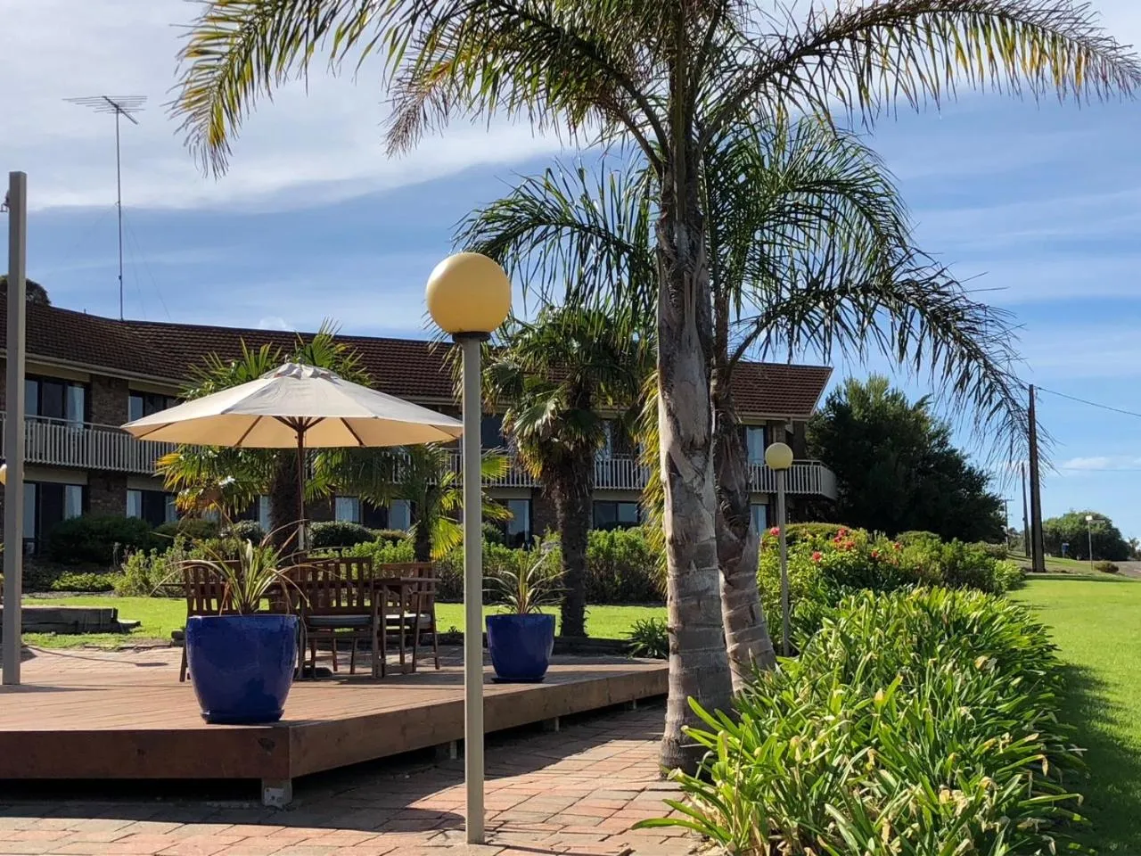 Patio in Kangaroo Island Seaside Inn