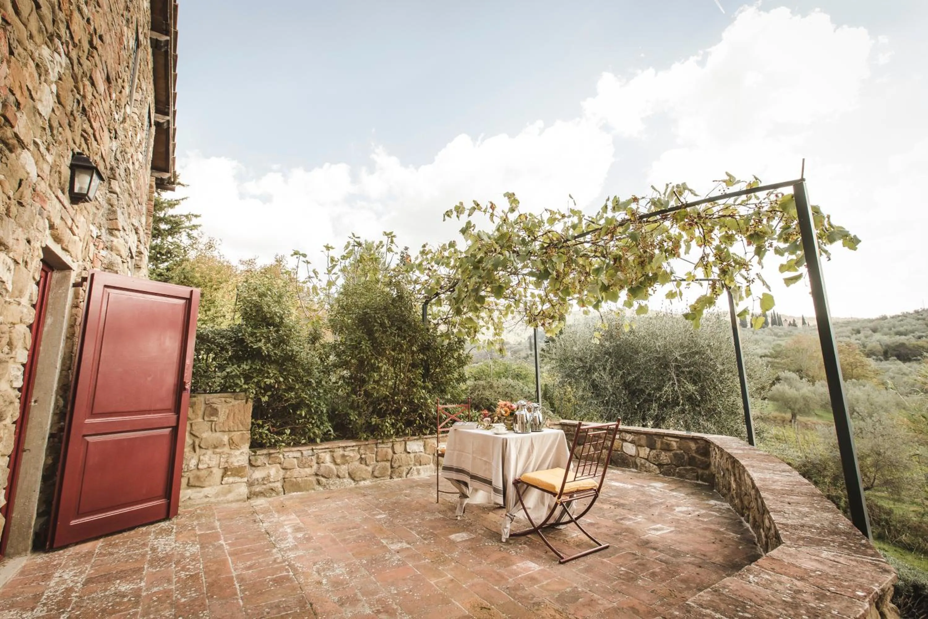 Balcony/Terrace in La Veronica Exclusive Chianti Resort