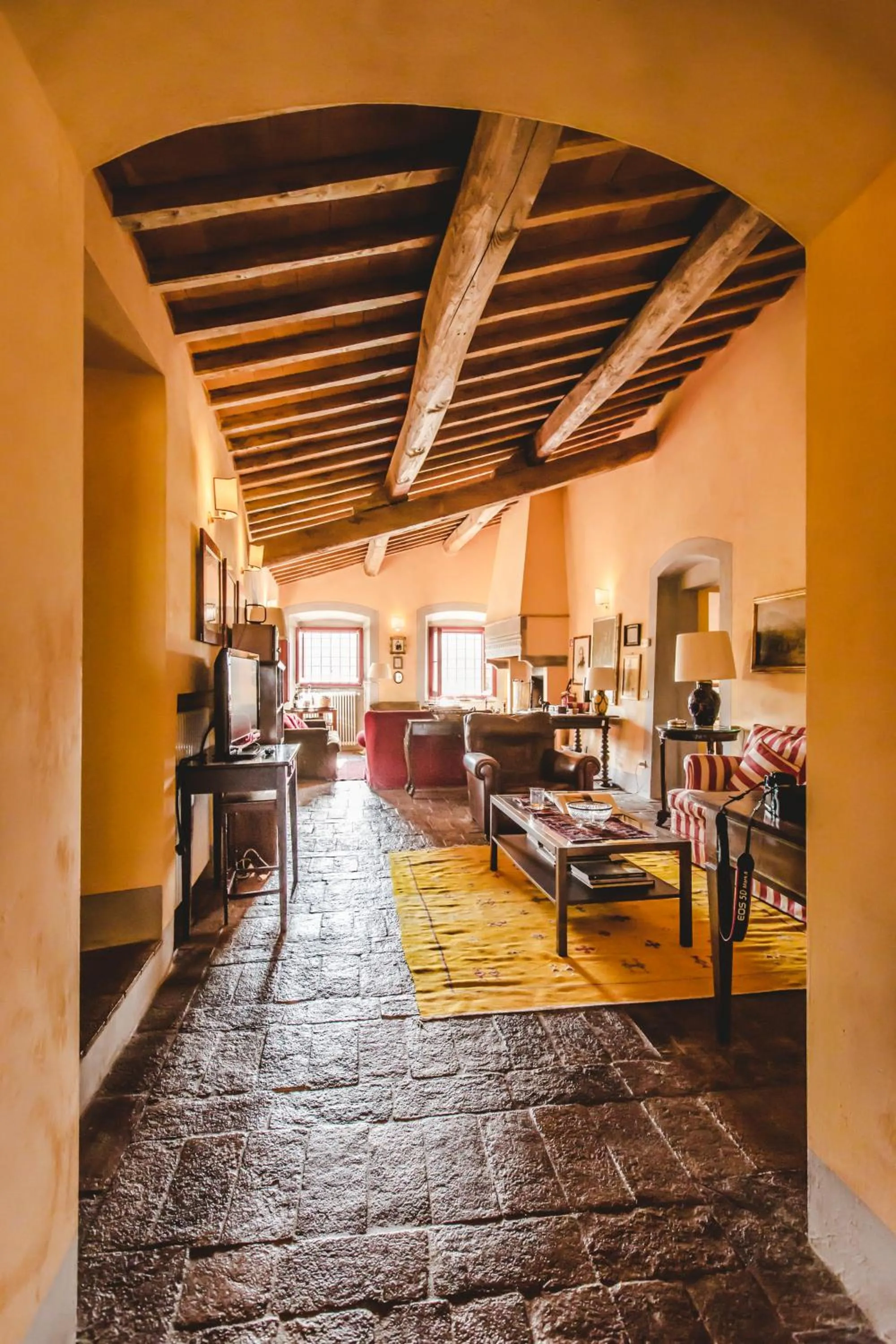 Living room in La Veronica Exclusive Chianti Resort