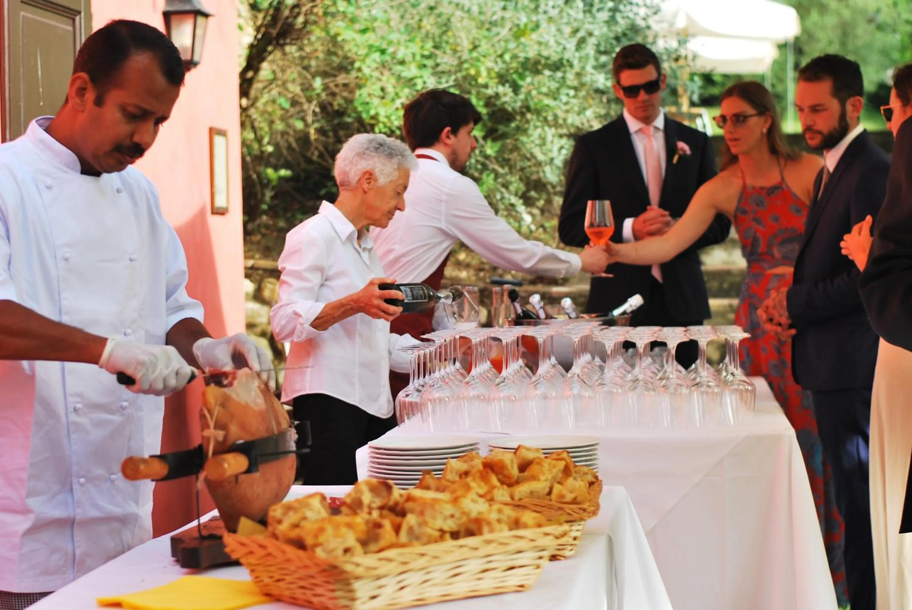 People in La Veronica Exclusive Chianti Resort