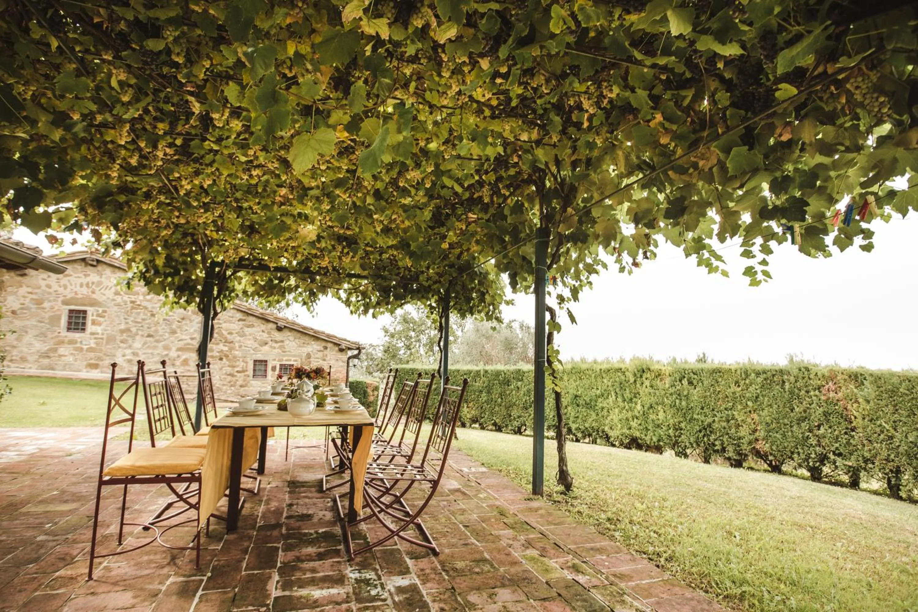 Patio in La Veronica Exclusive Chianti Resort