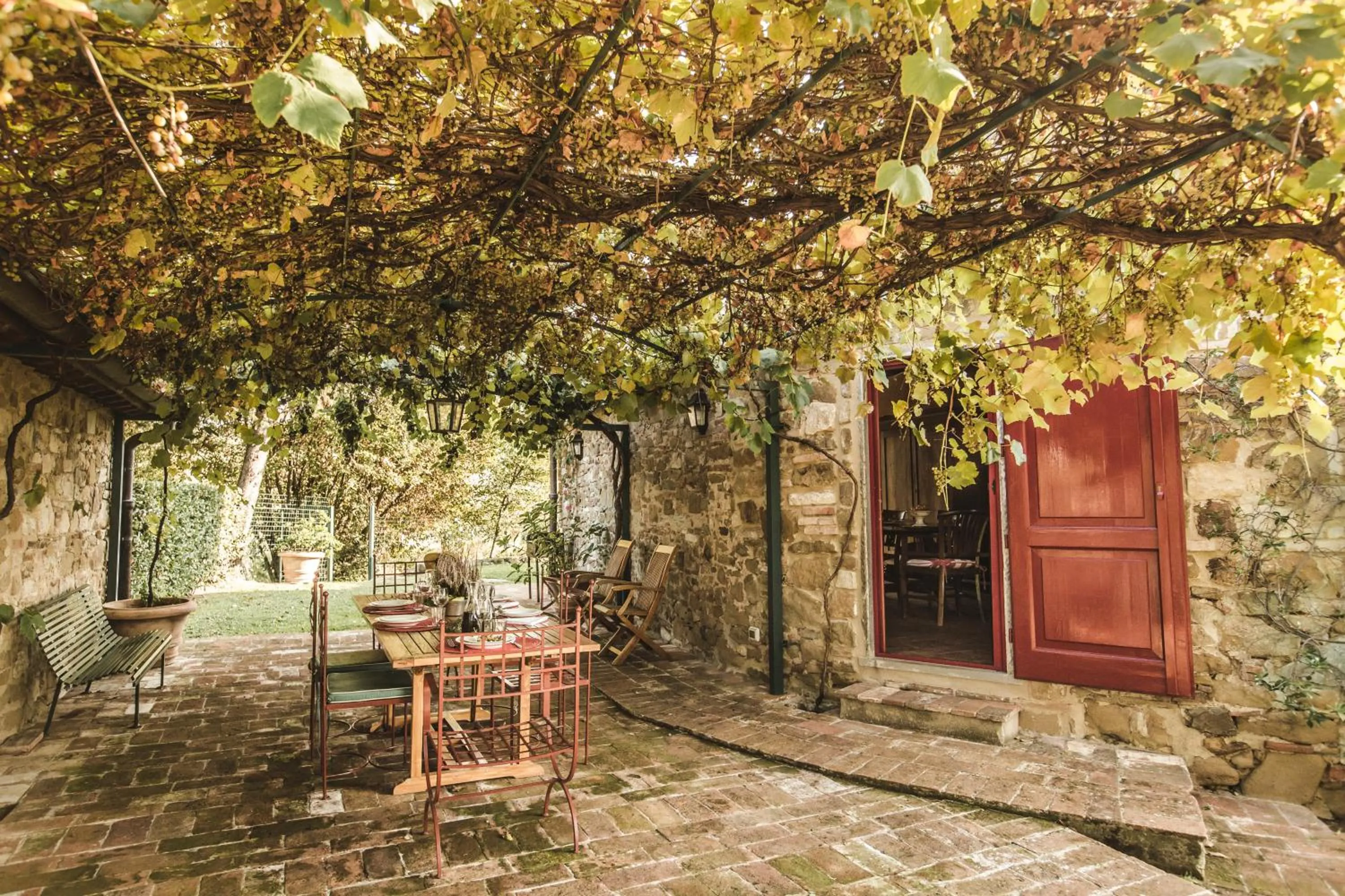 Patio in La Veronica Exclusive Chianti Resort