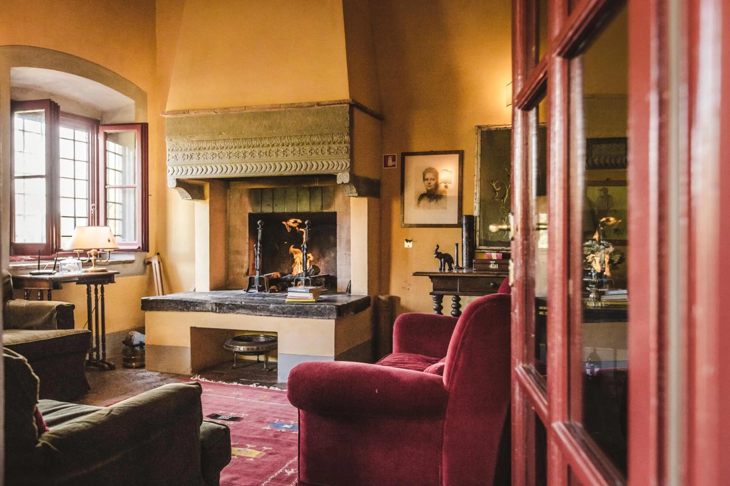 Living room in La Veronica Exclusive Chianti Resort