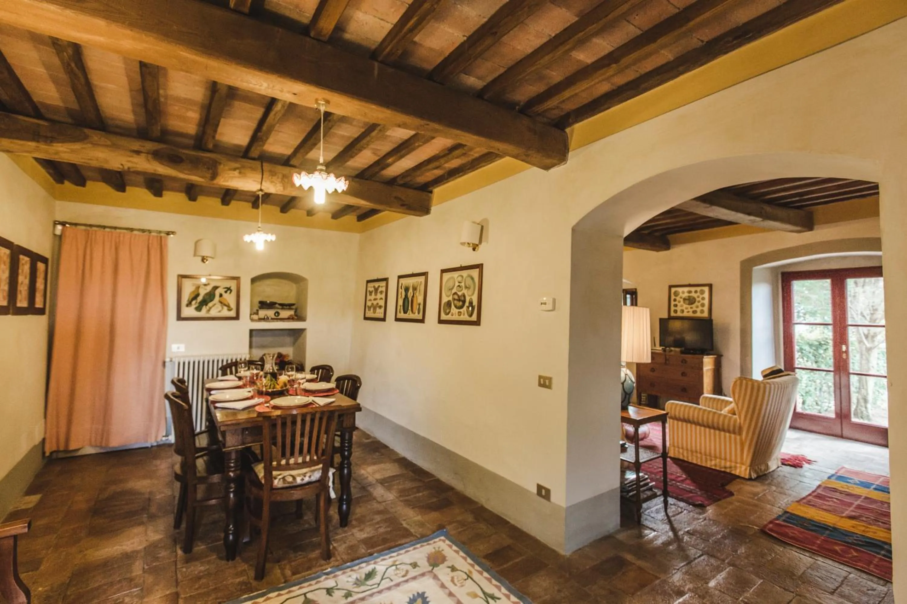 Living room in La Veronica Exclusive Chianti Resort