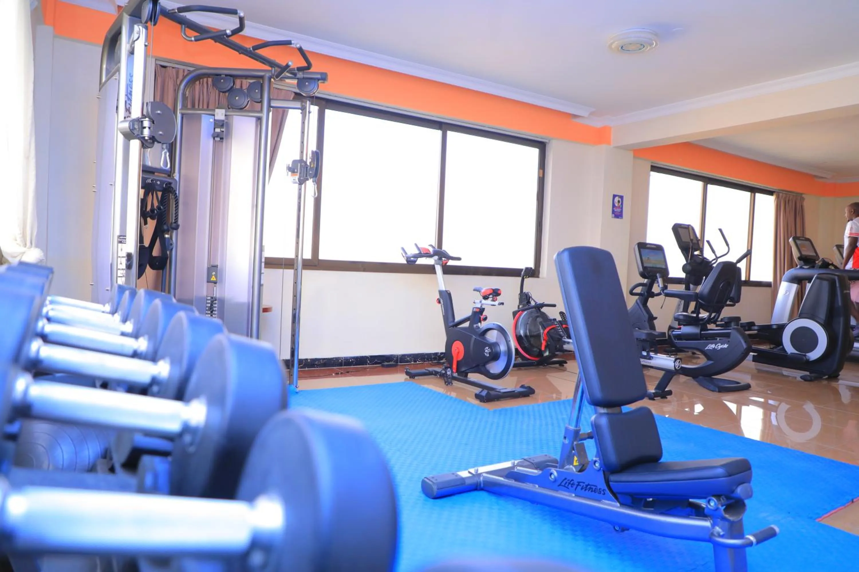 Fitness centre/facilities in Tolip Olympia Hotel