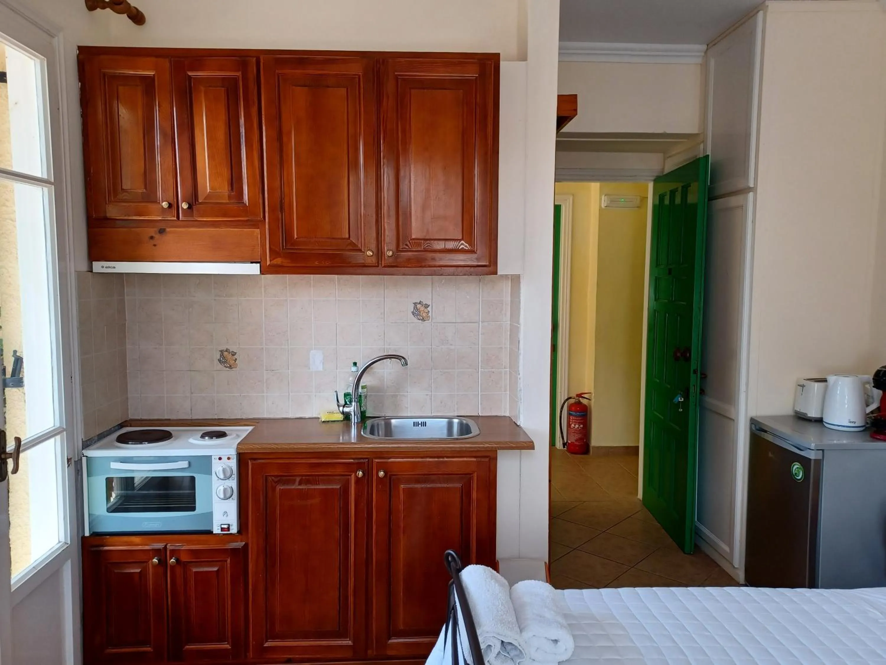 Kitchen or kitchenette in PHILIPPOS Hotel Apartments