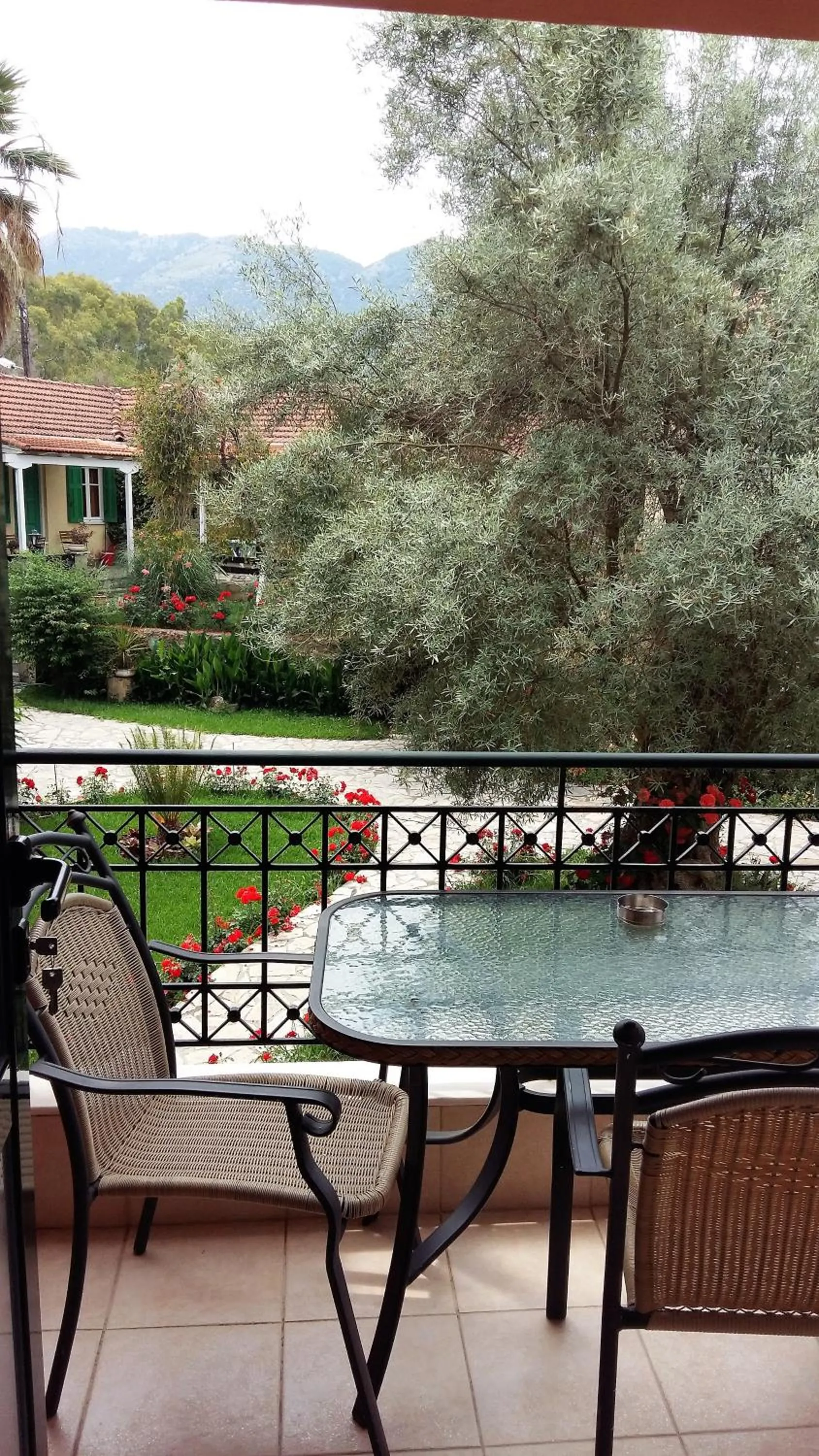 Garden view in PHILIPPOS Hotel Apartments