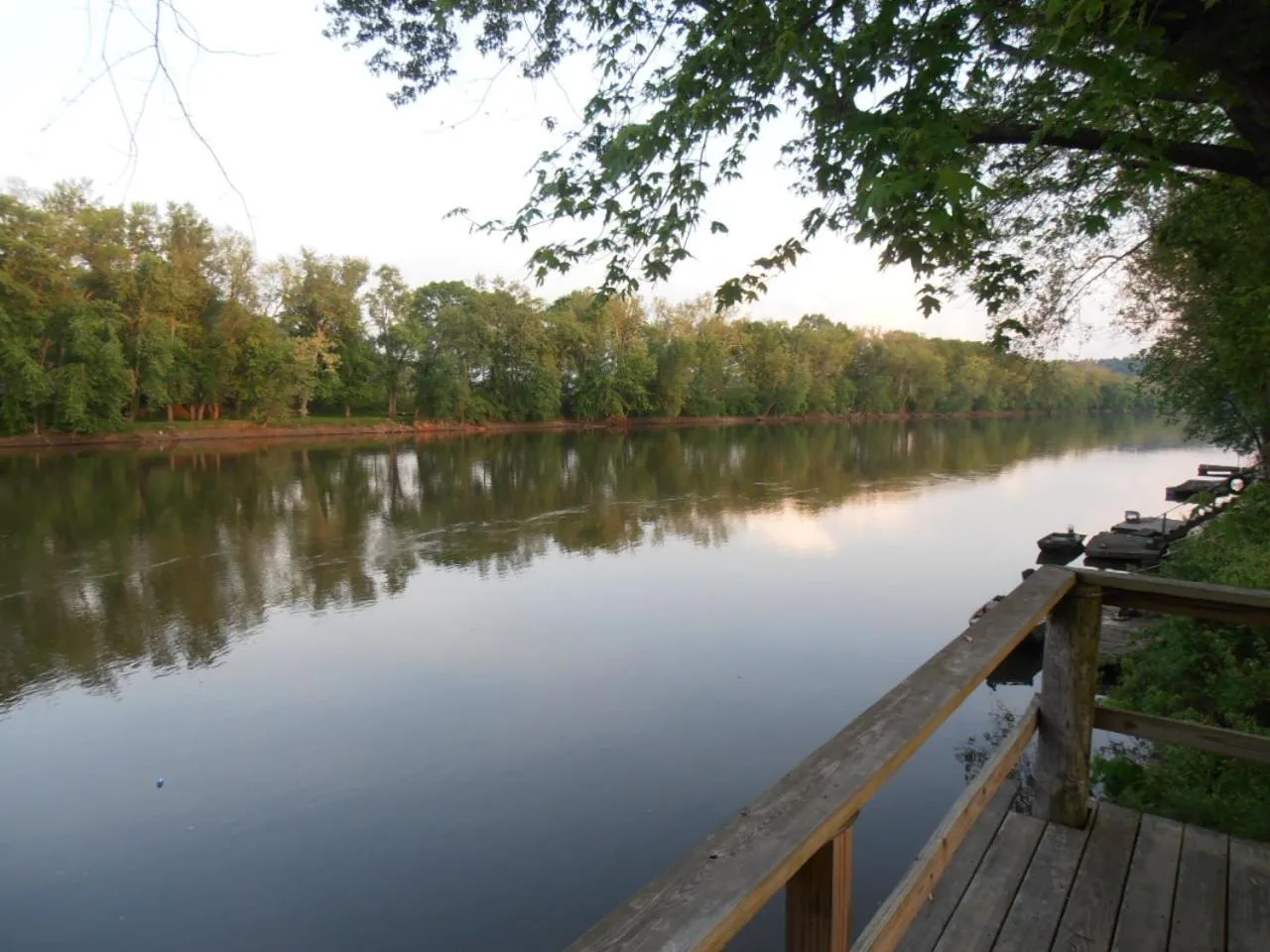 Fishing in Martin's River Cabin