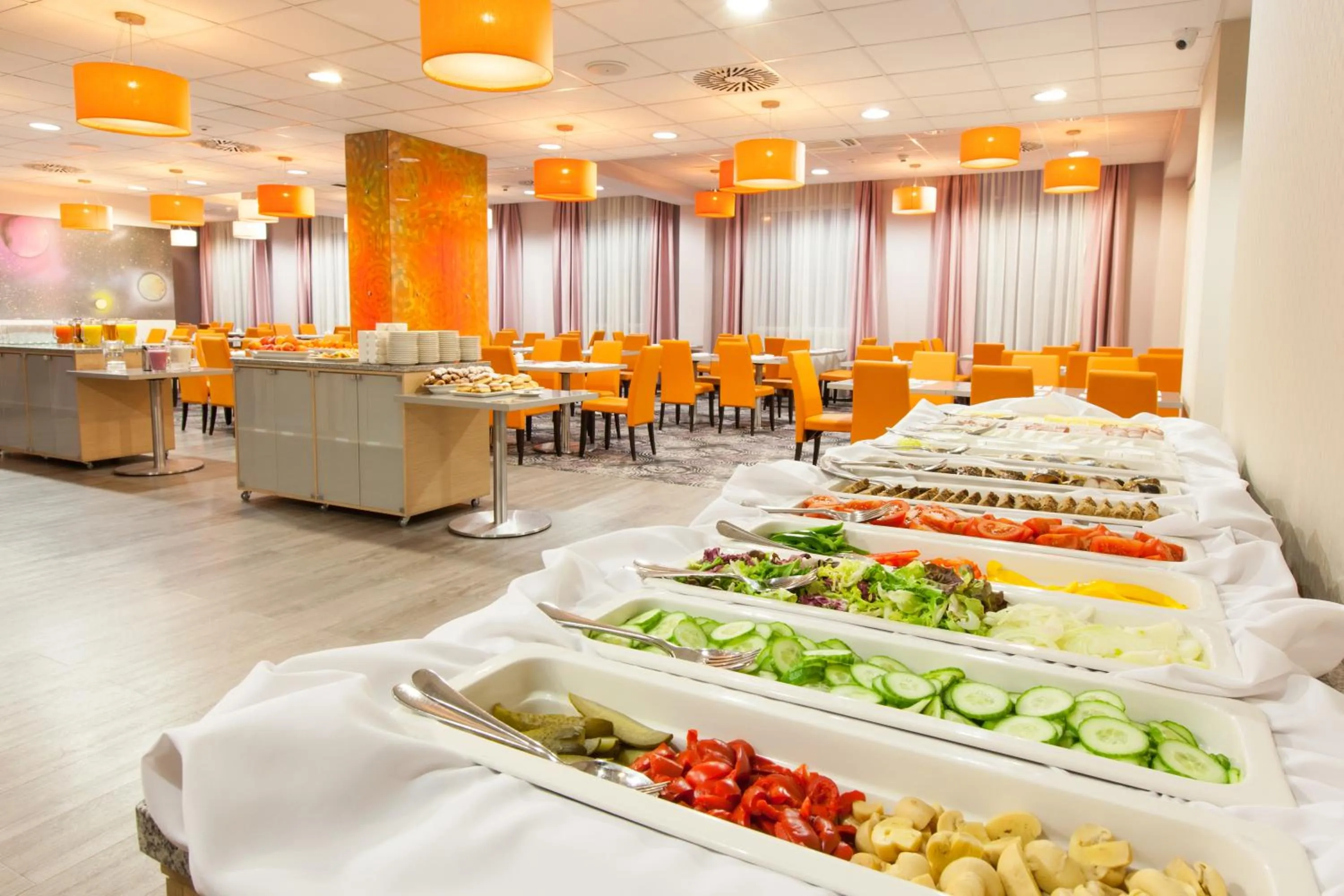 Buffet breakfast in Galaxy Hotel