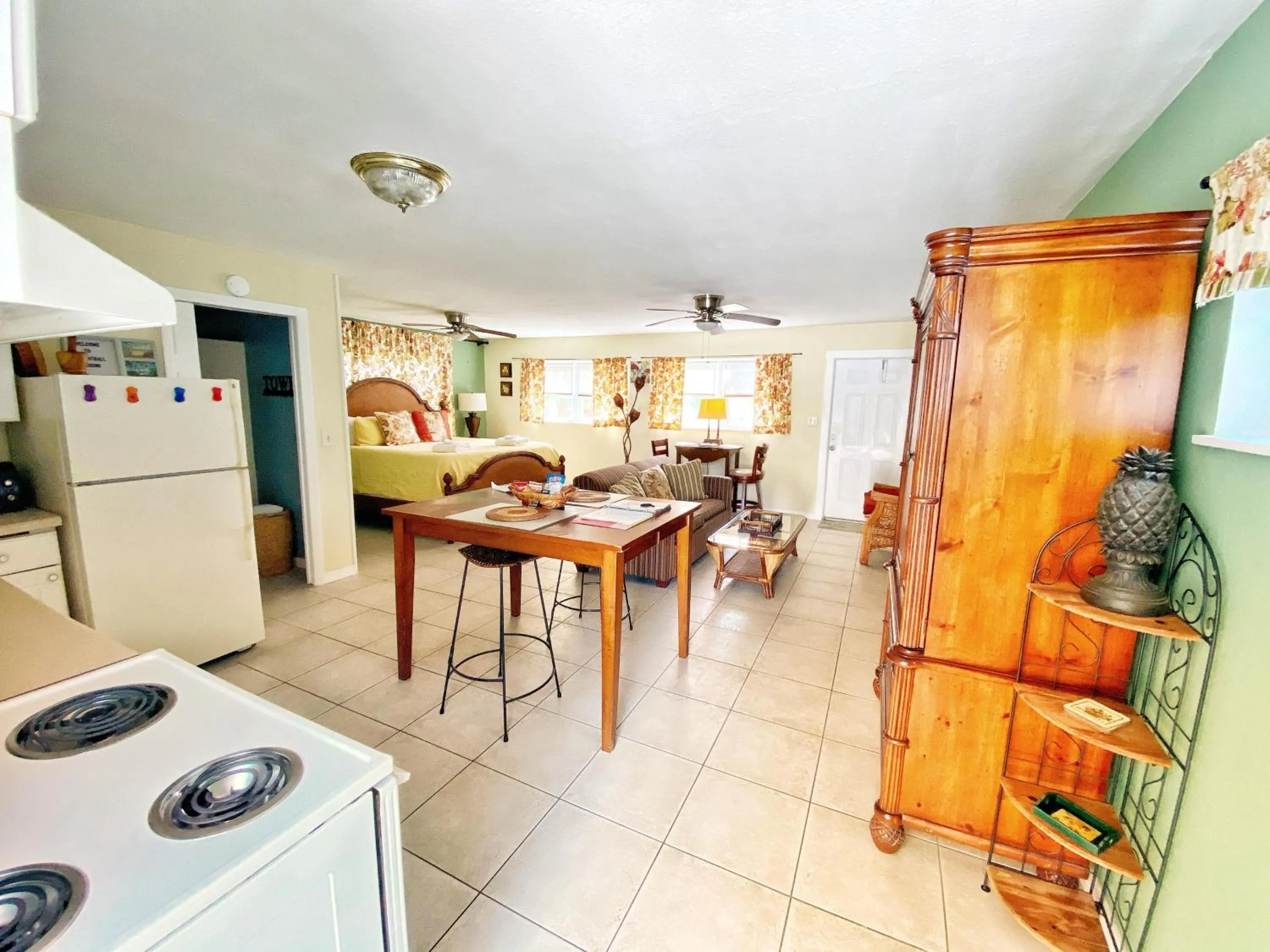 Bed in BeachTrail Lodging