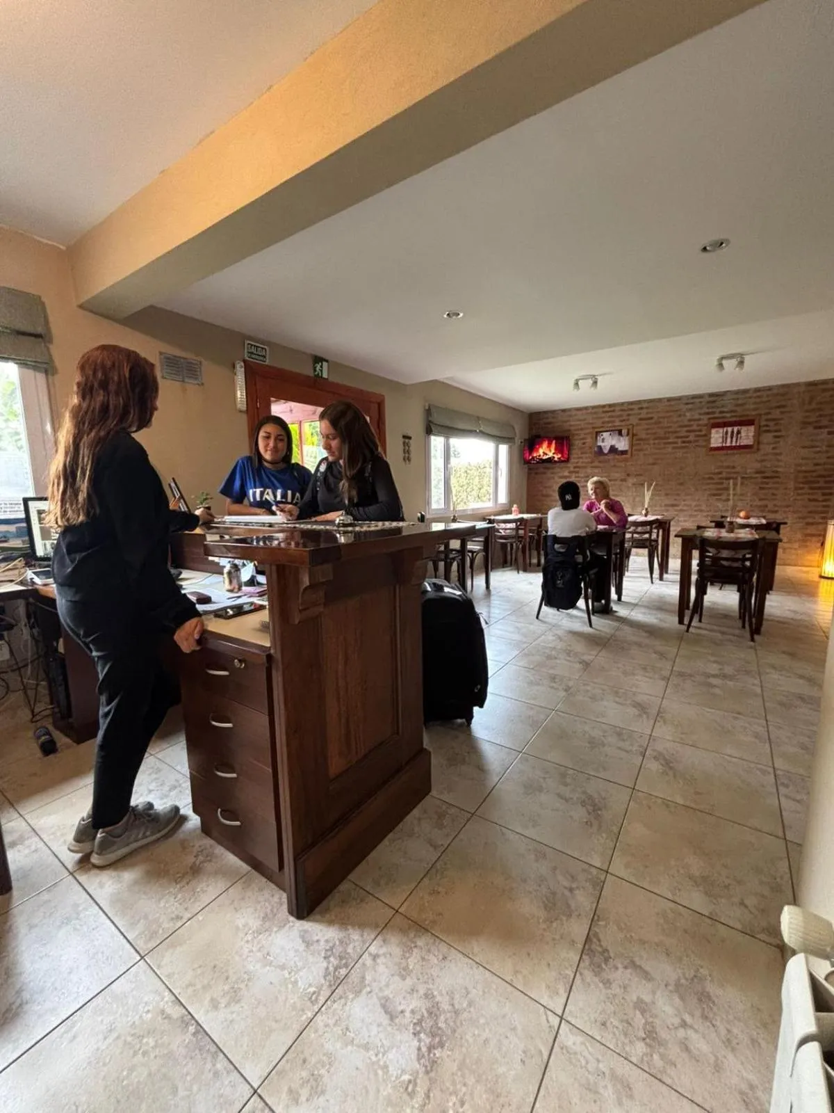 Seating area in Alto Verde Hostería