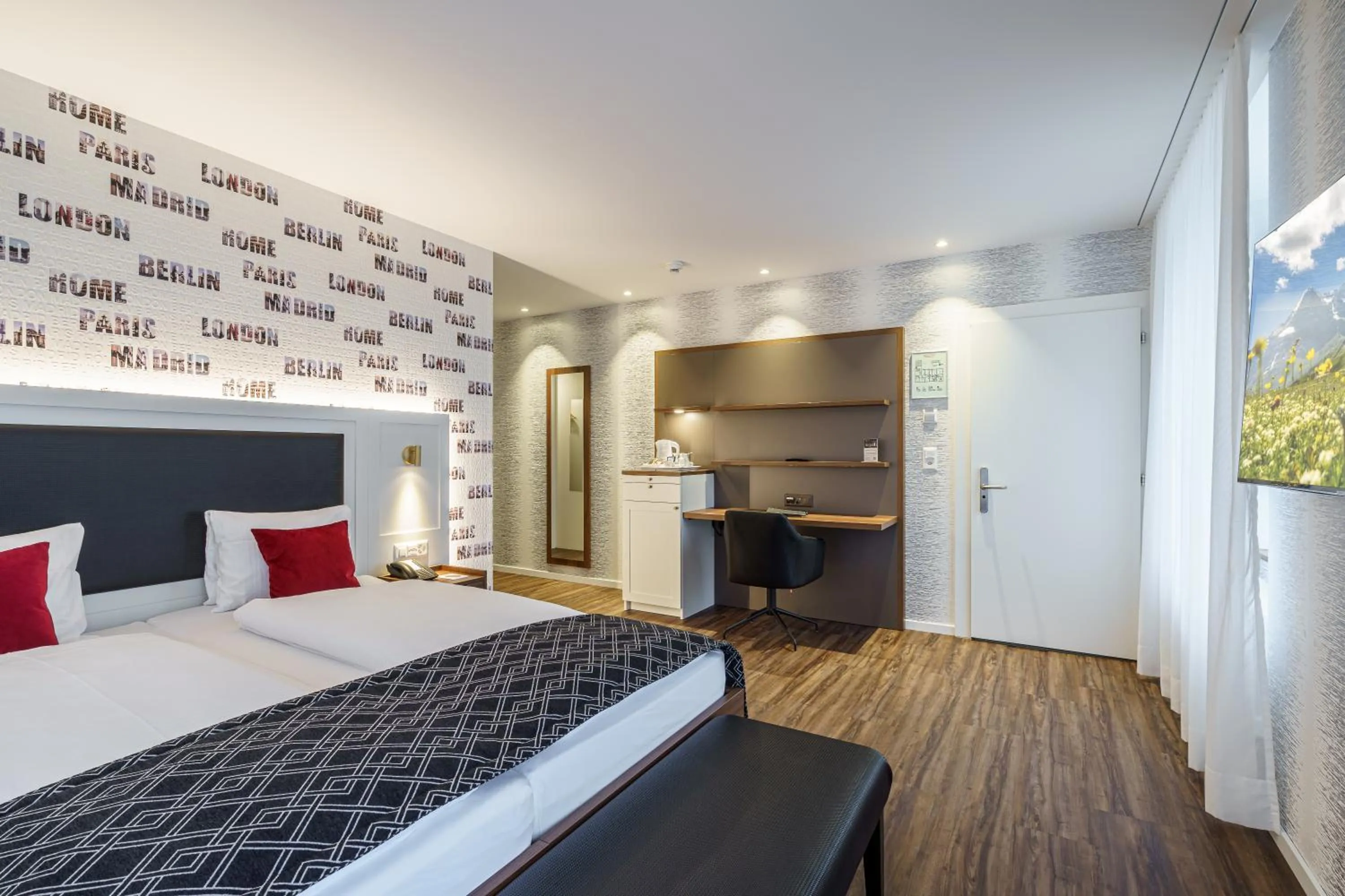 Bedroom, Bed in Hotel Du Nord