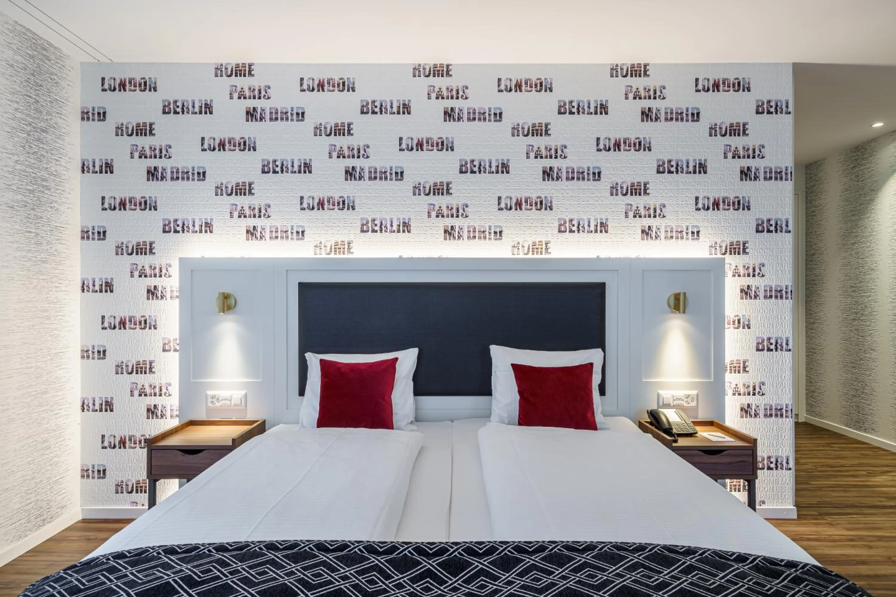 Bed in Hotel Du Nord