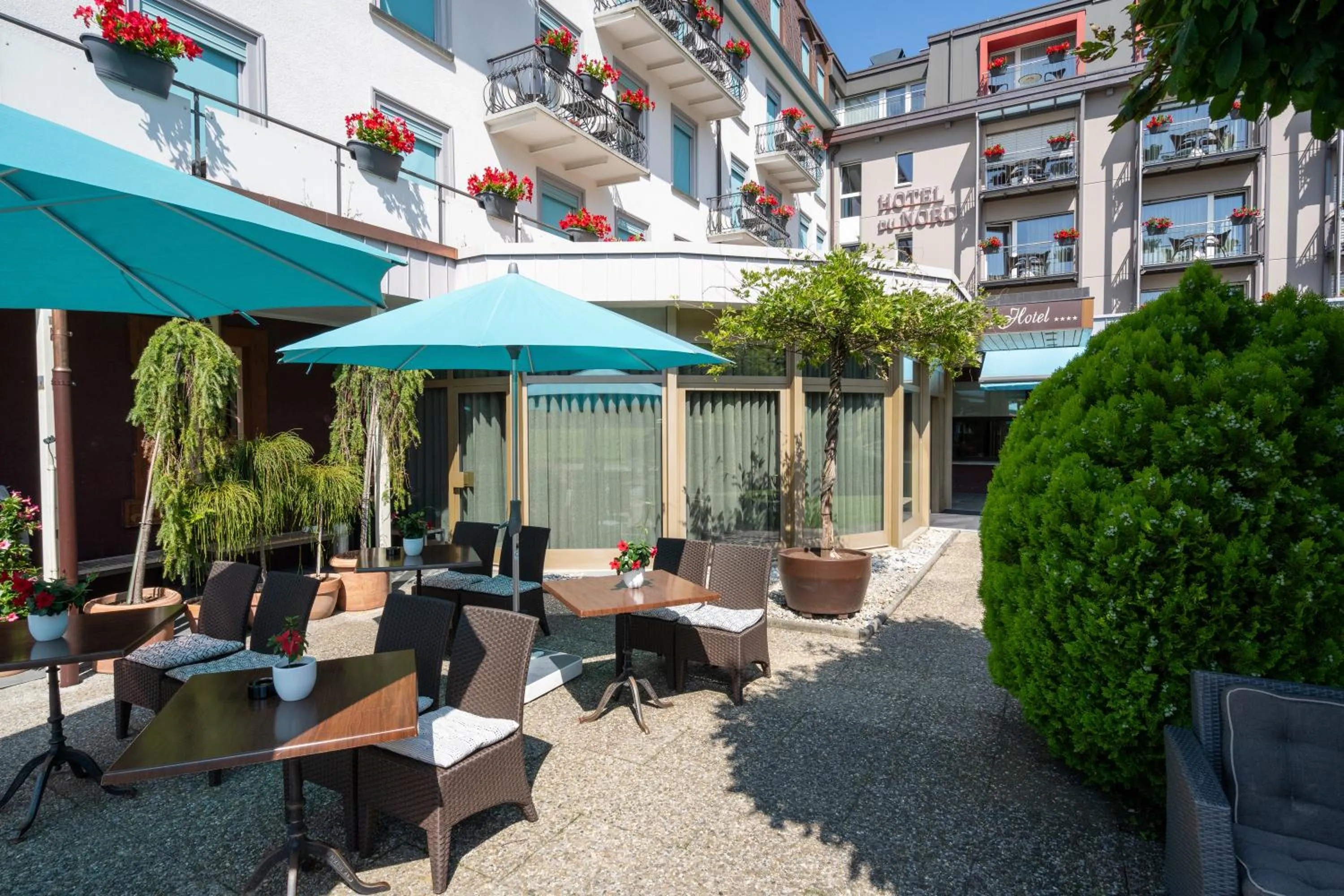 Balcony/Terrace in Hotel Du Nord