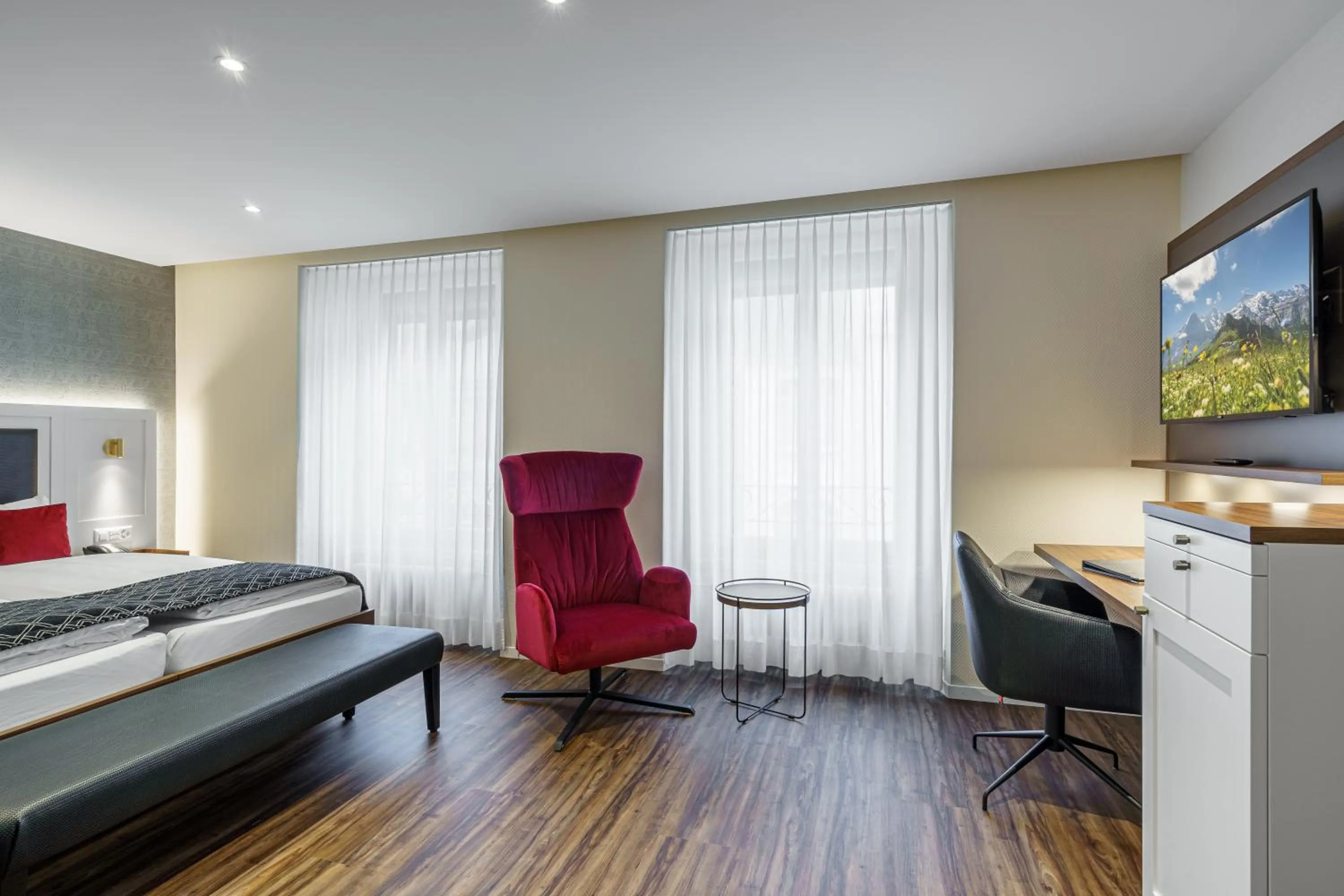 Bedroom, Bed in Hotel Du Nord