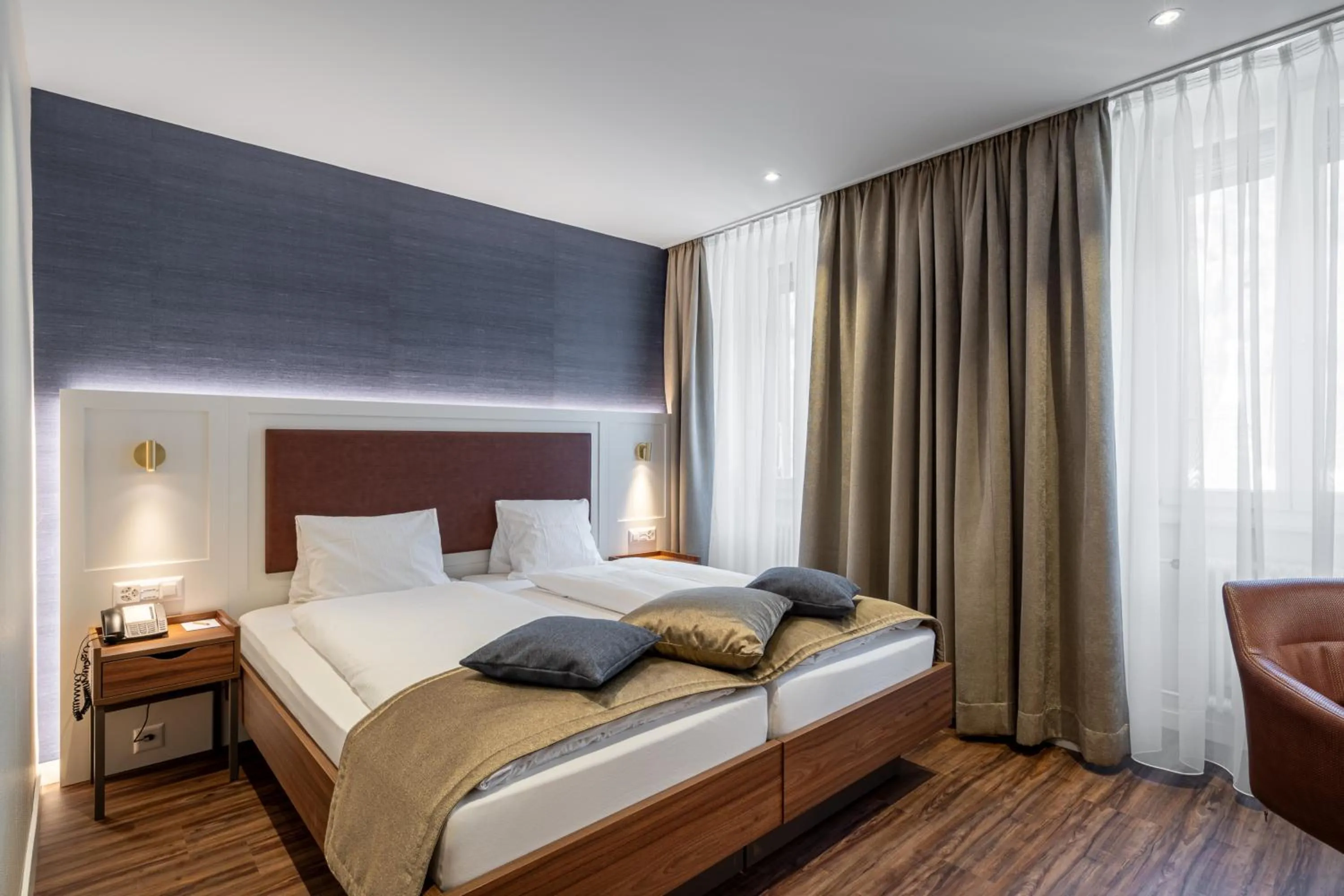 Bedroom, Bed in Hotel Du Nord