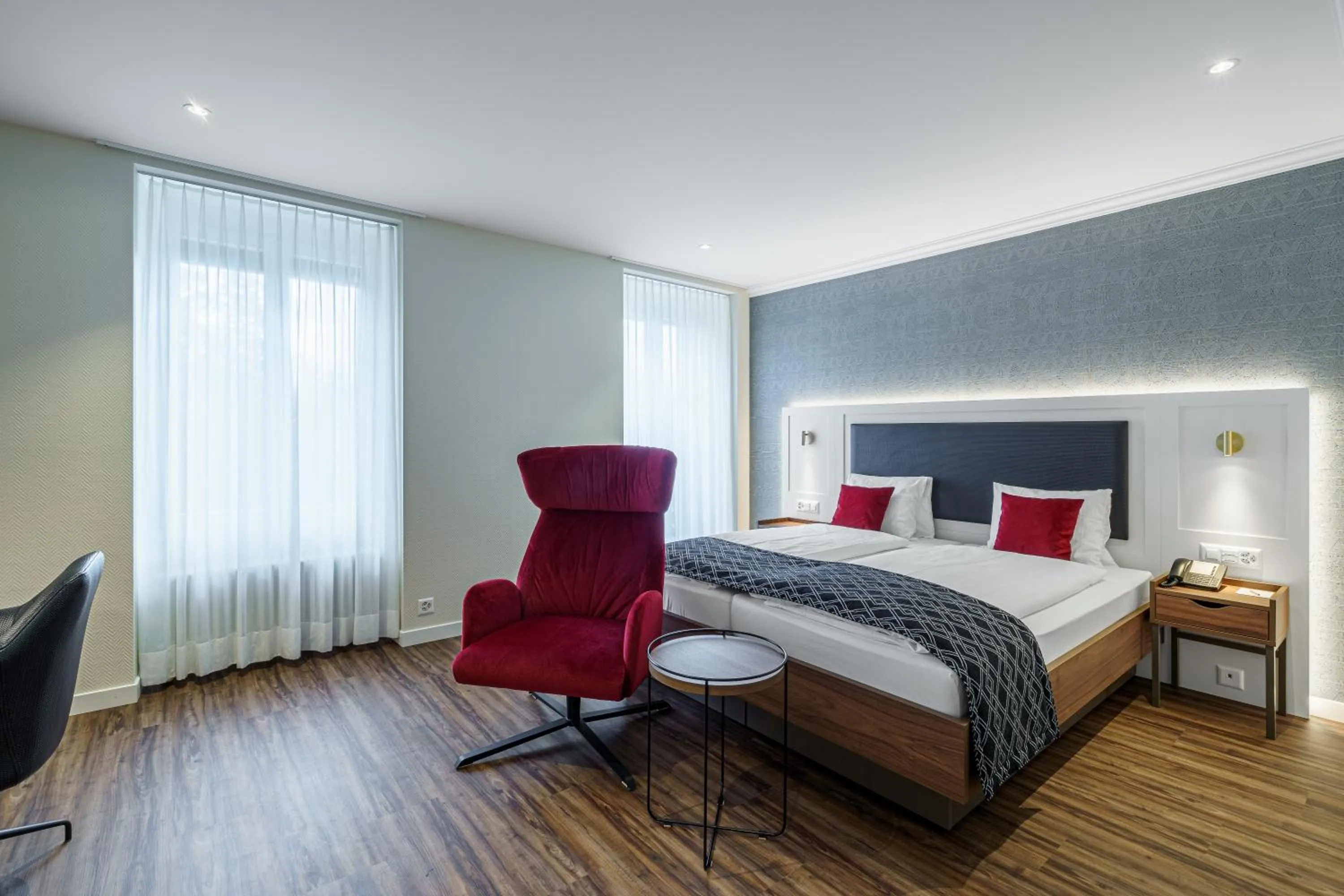 Bedroom, Bed in Hotel Du Nord