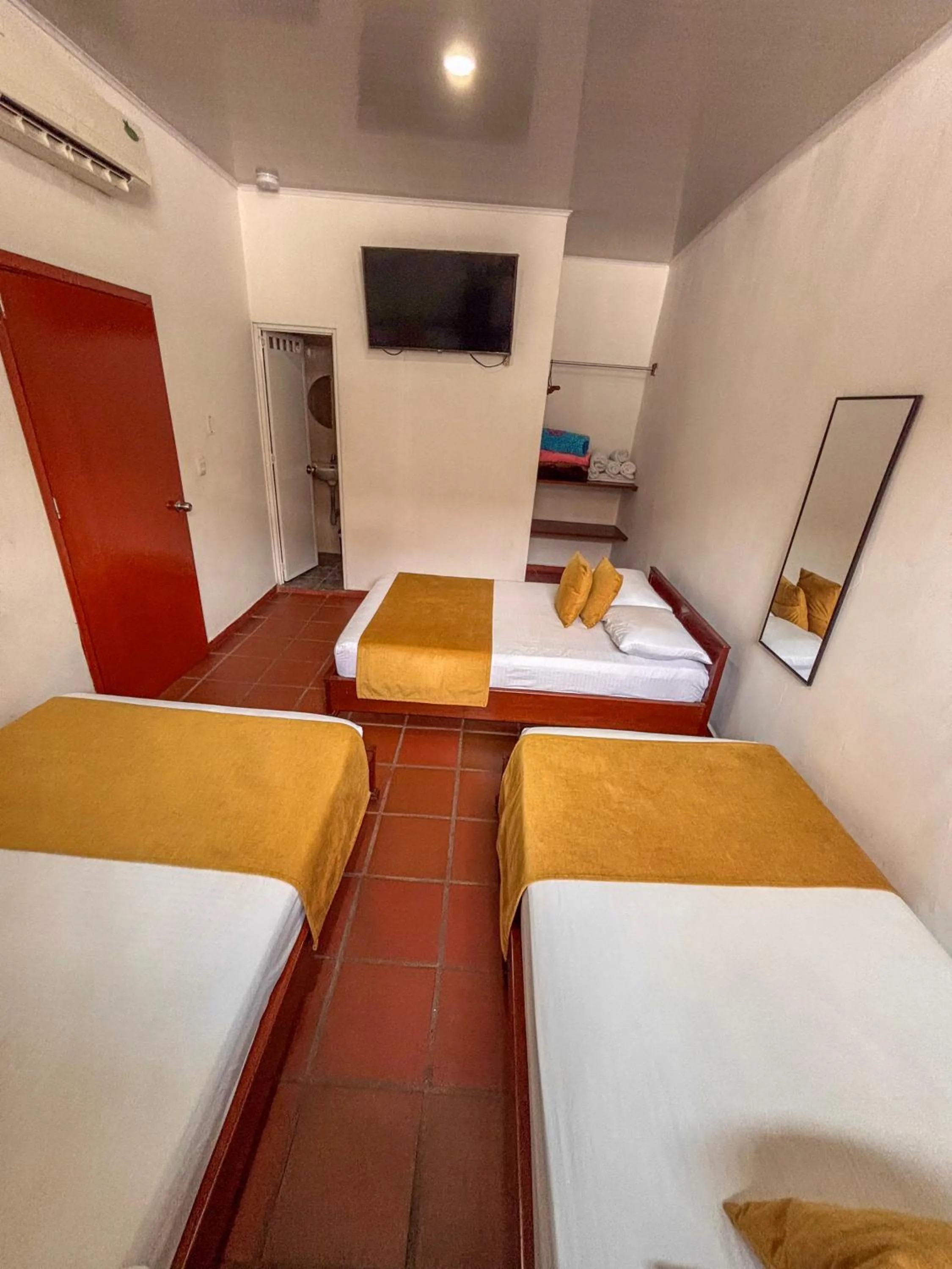 Bed in Hotel Colonial San Felipe