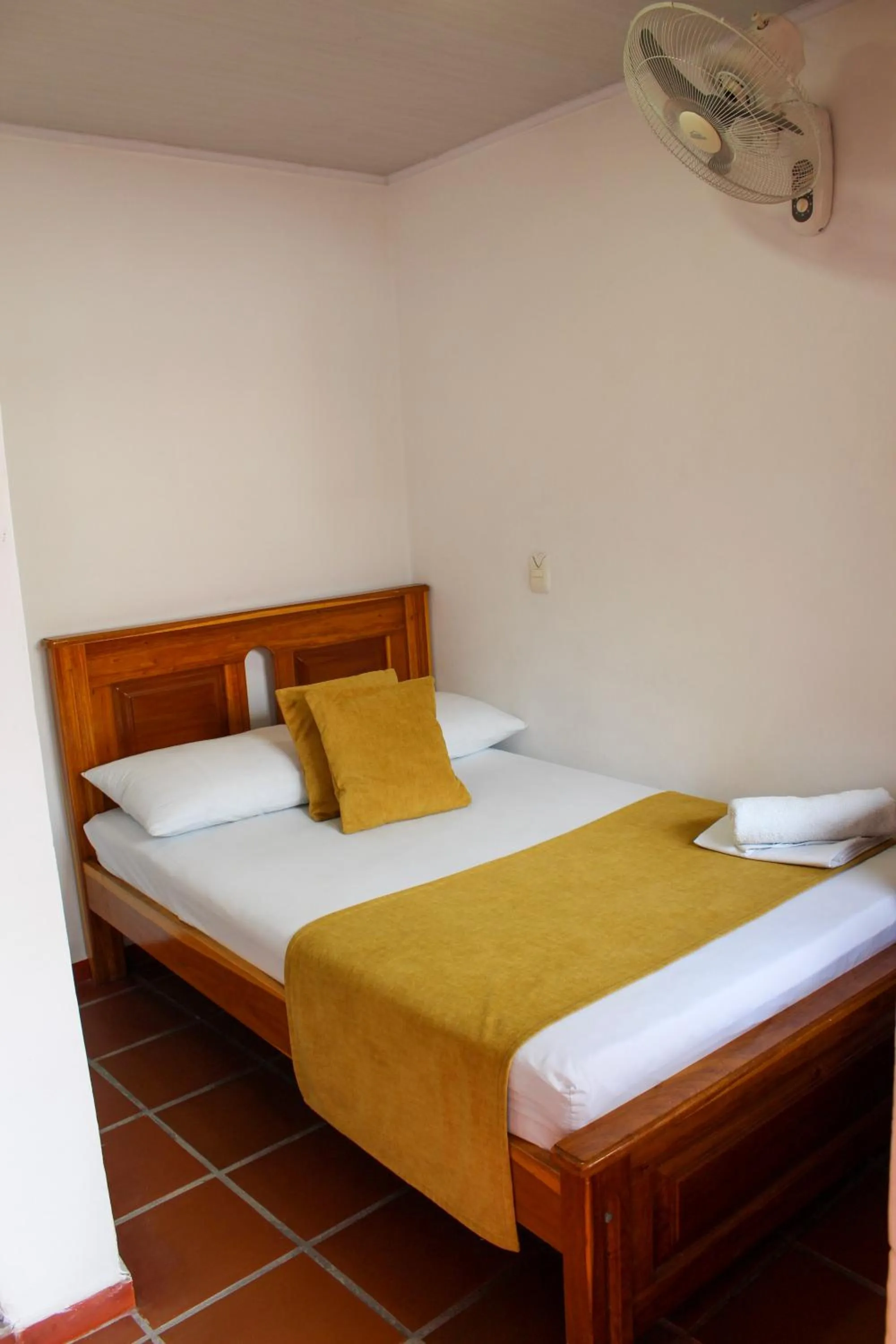 Bed in Hotel Colonial San Felipe