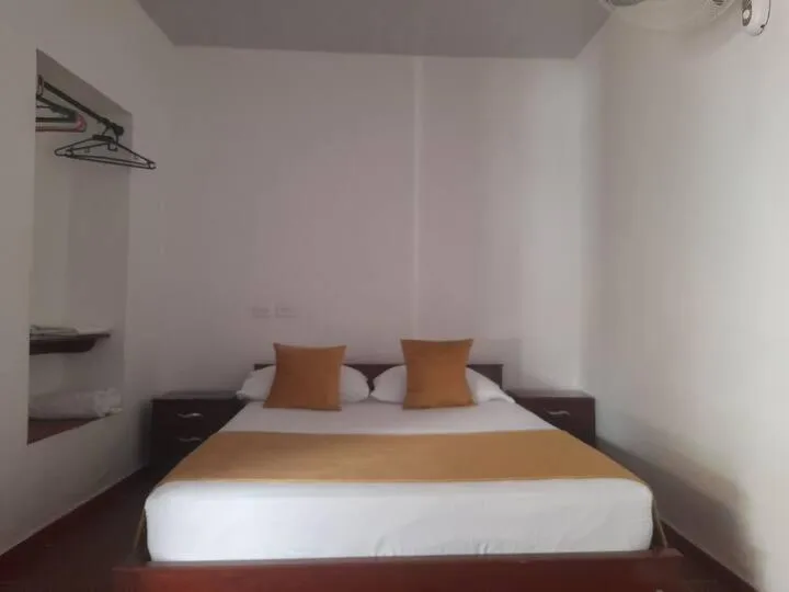 Bed in Hotel Colonial San Felipe