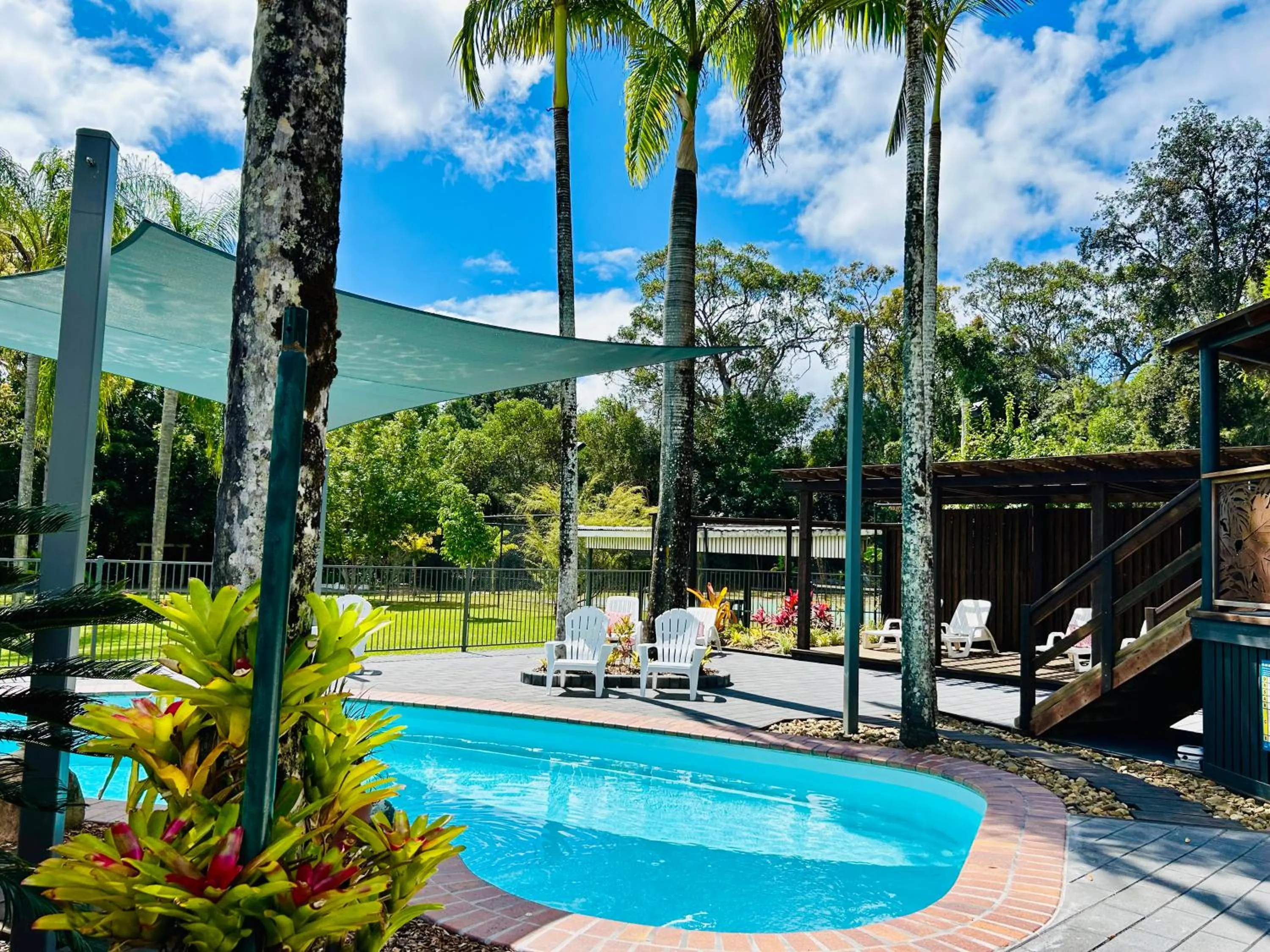 Pool view in Ferns Hideaway Resort