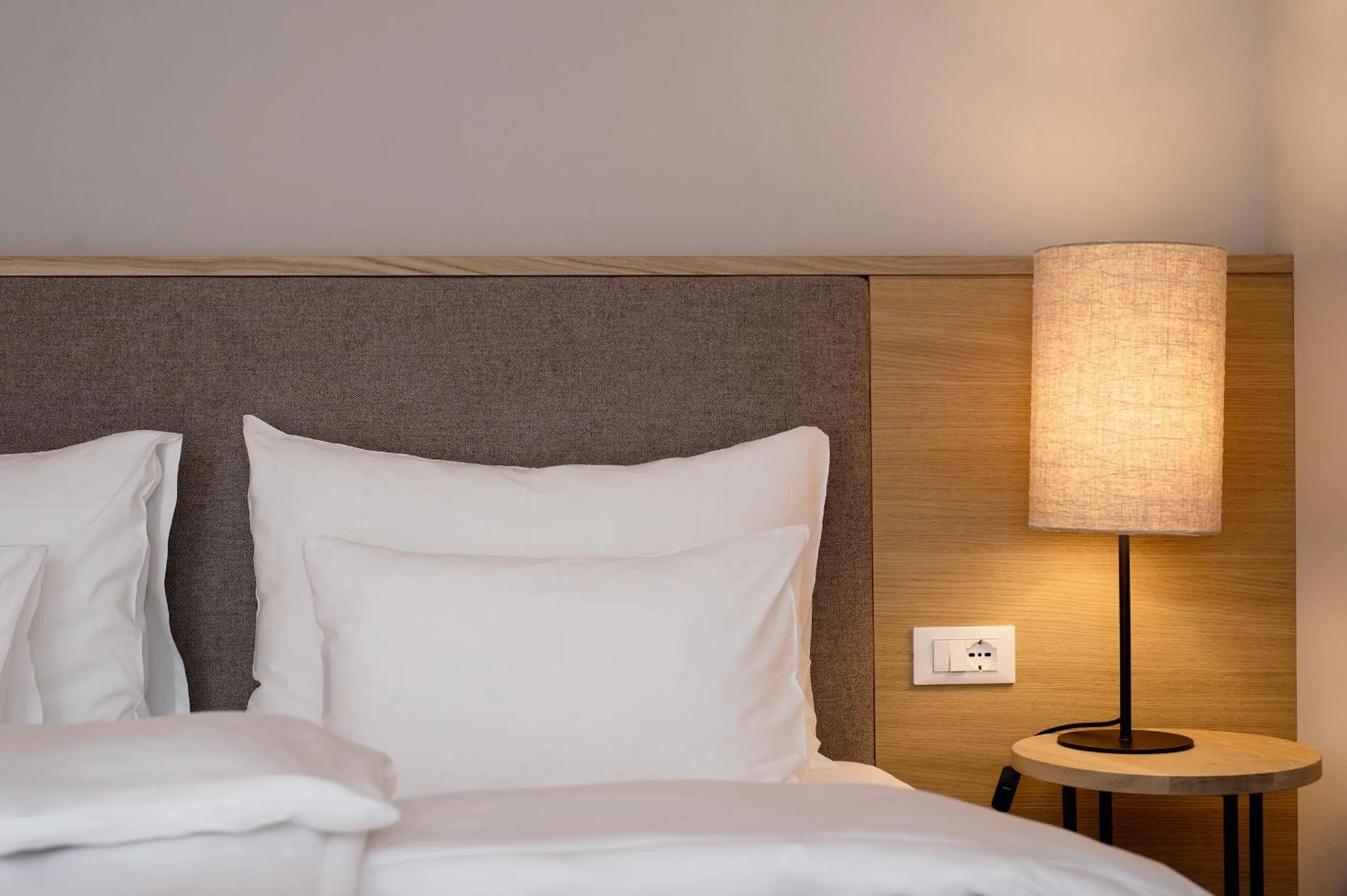 Bed in Hotel Schwarzschmied, a Member of Design Hotels