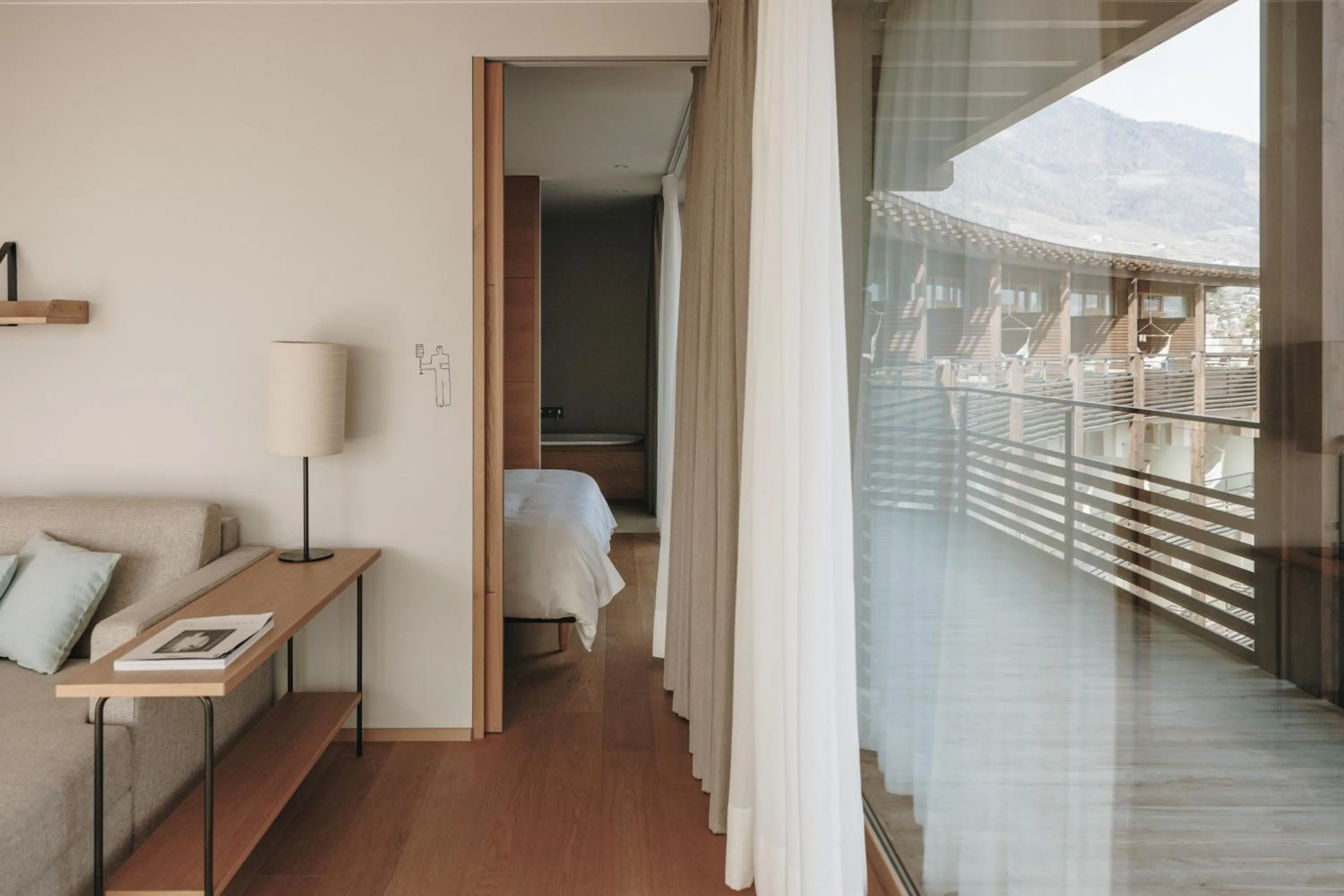 Living room in Hotel Schwarzschmied, a Member of Design Hotels