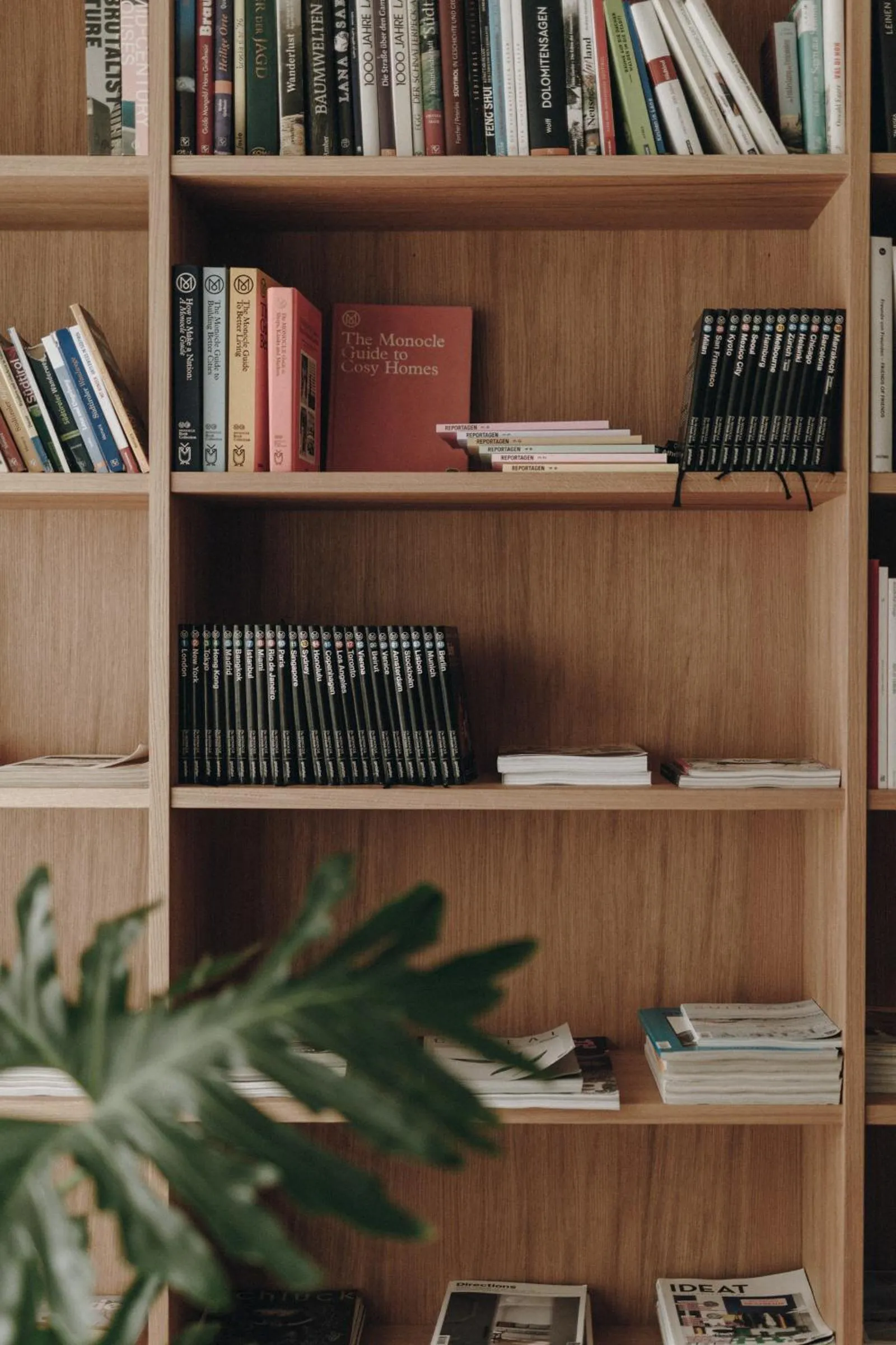 Library in Hotel Schwarzschmied, a Member of Design Hotels