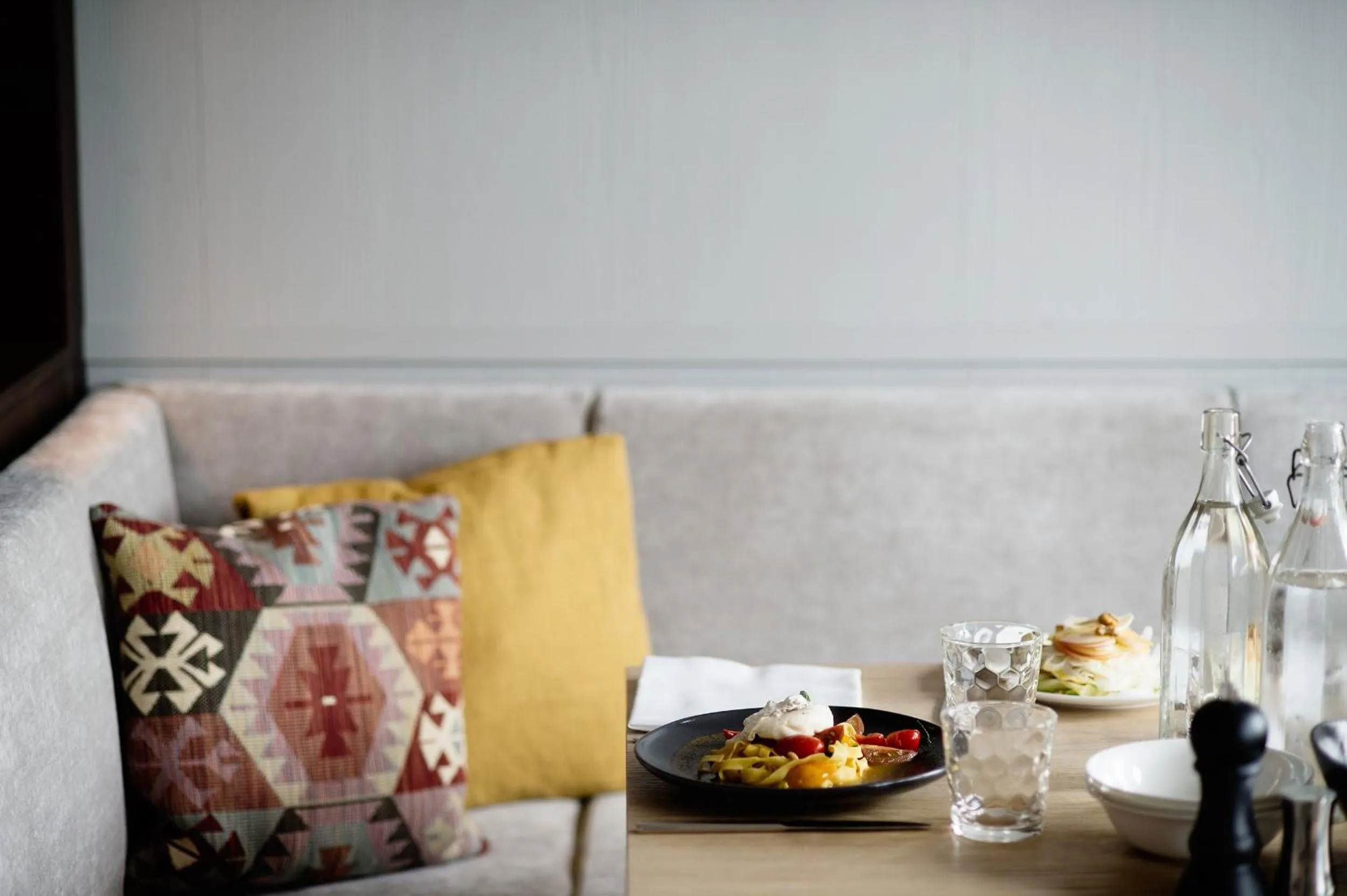 Food and drinks in Hotel Schwarzschmied, a Member of Design Hotels